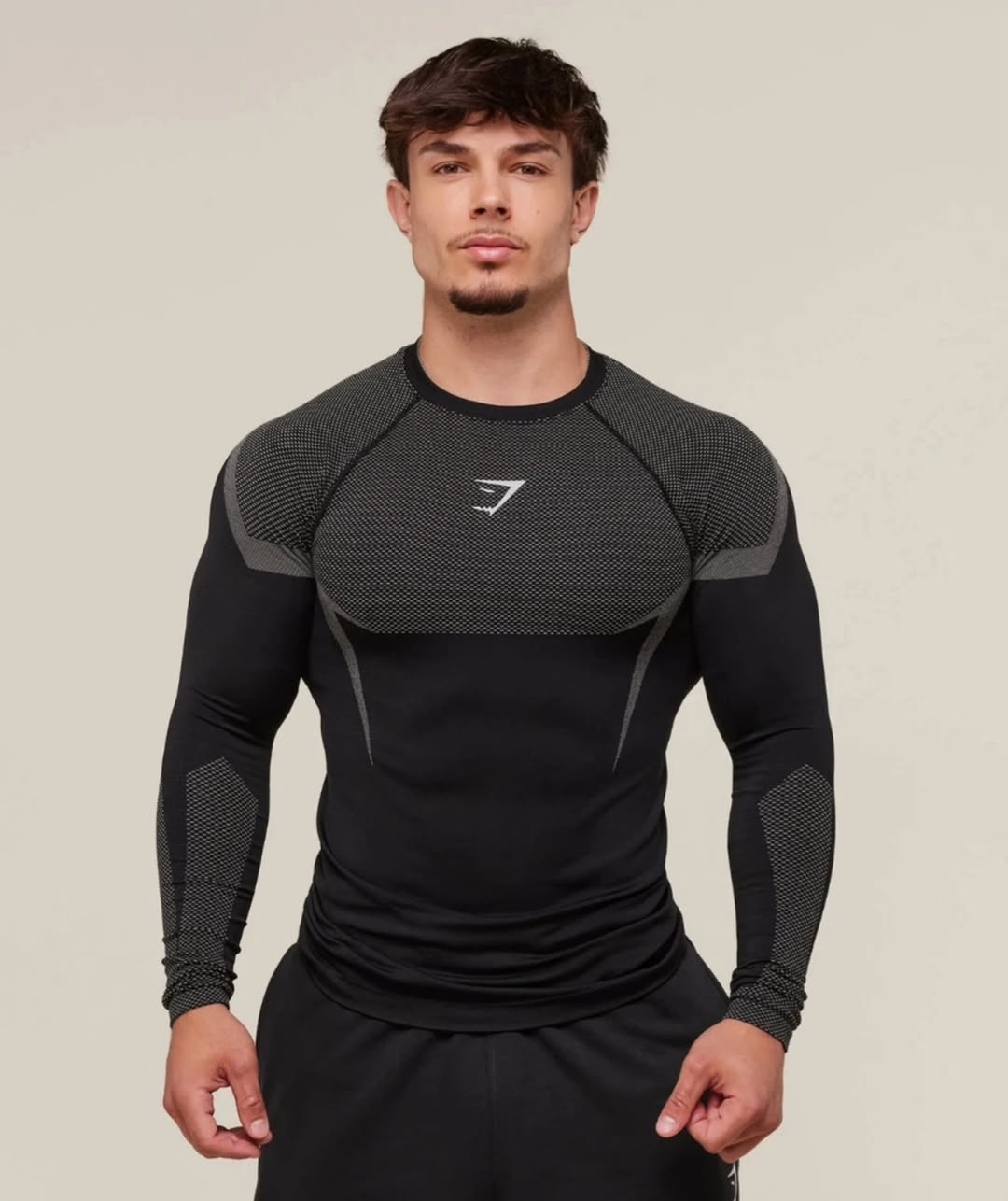 GYMSHARK ONYX 5.0 SEAMLESS LONG SLEEVE T-SHIRT