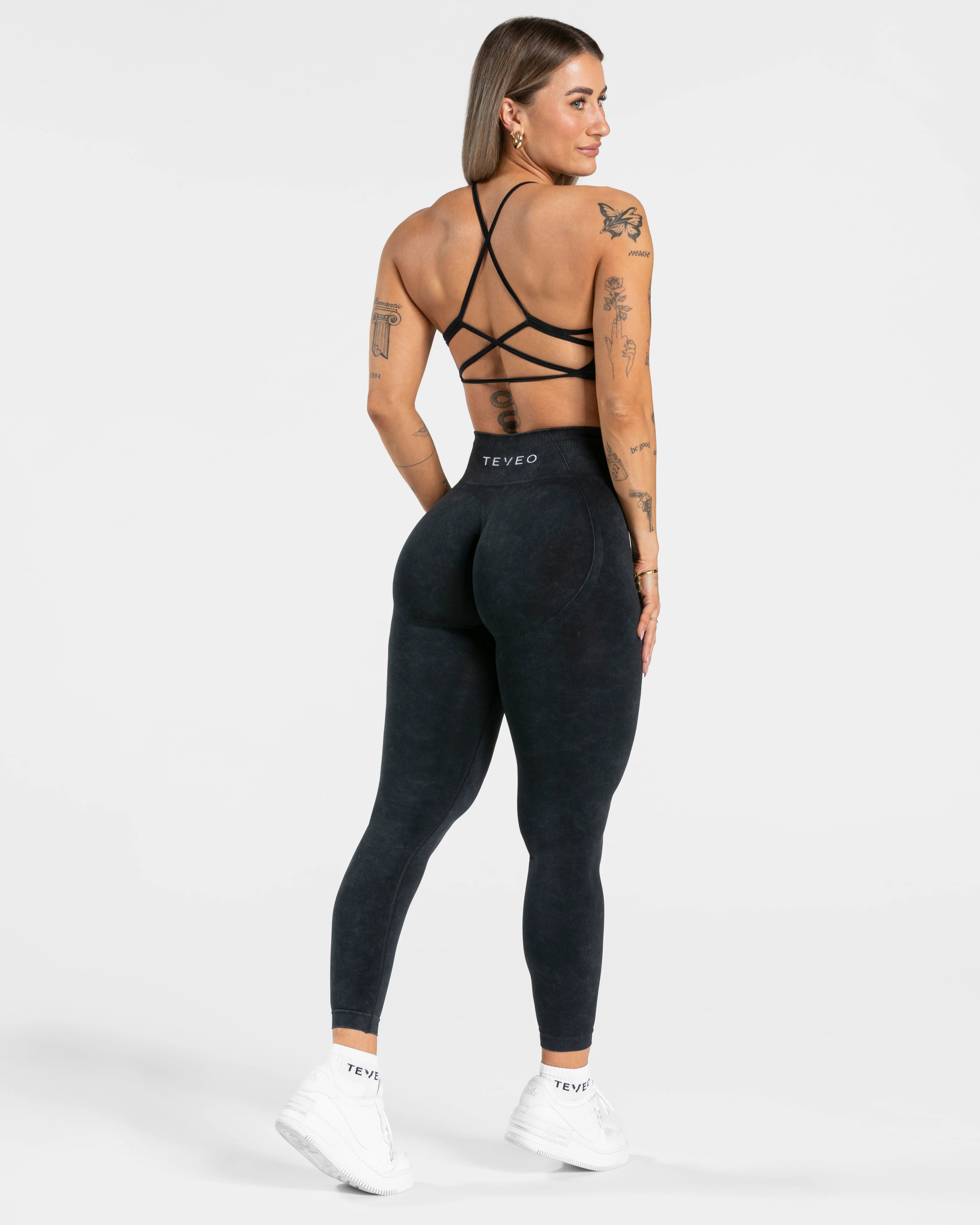 TEVEO Acid Covert Scrunch Leggings ‘Black’