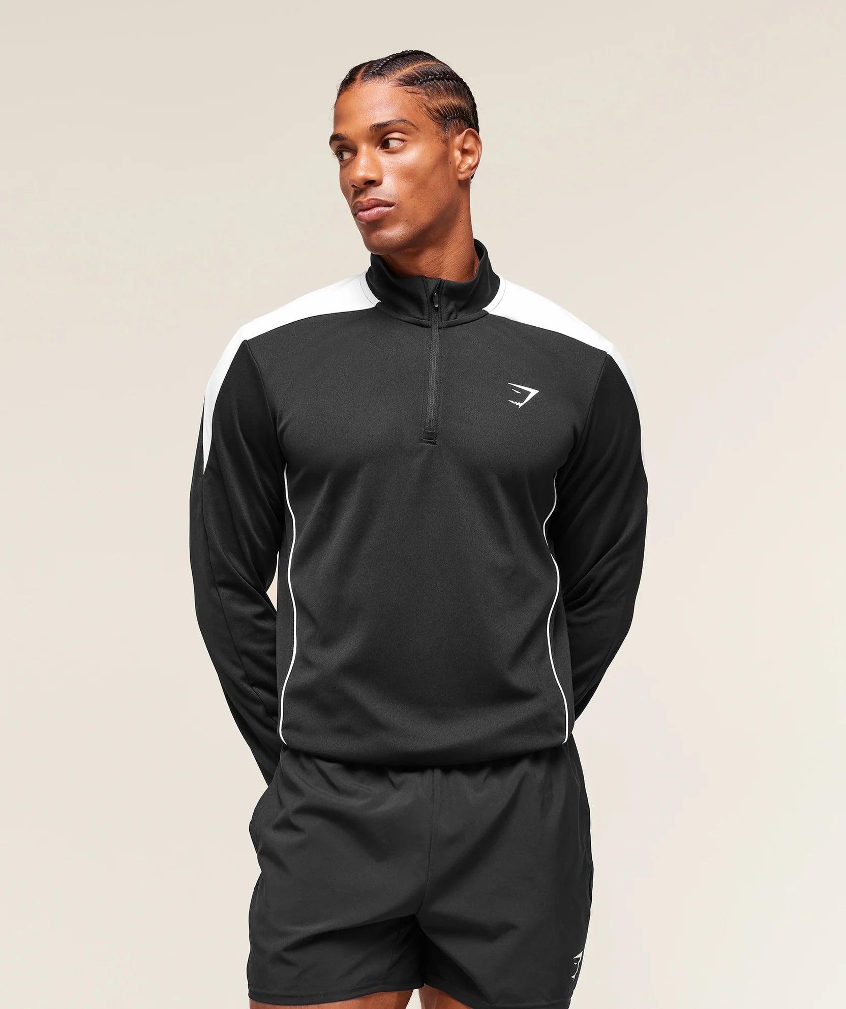 GYMSHARK ARRIVAL BLOCK 1/4 ZIP