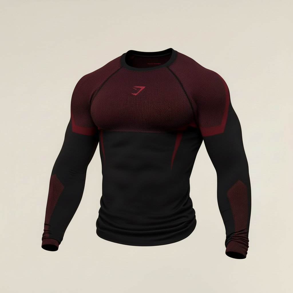GYMSHARK ONYX 5.0 SEAMLESS LONG SLEEVE T-SHIRT