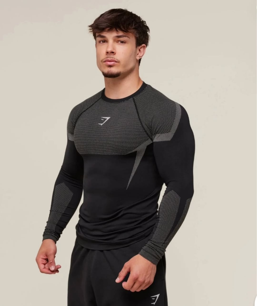 GYMSHARK ONYX 5.0 SEAMLESS LONG SLEEVE T-SHIRT