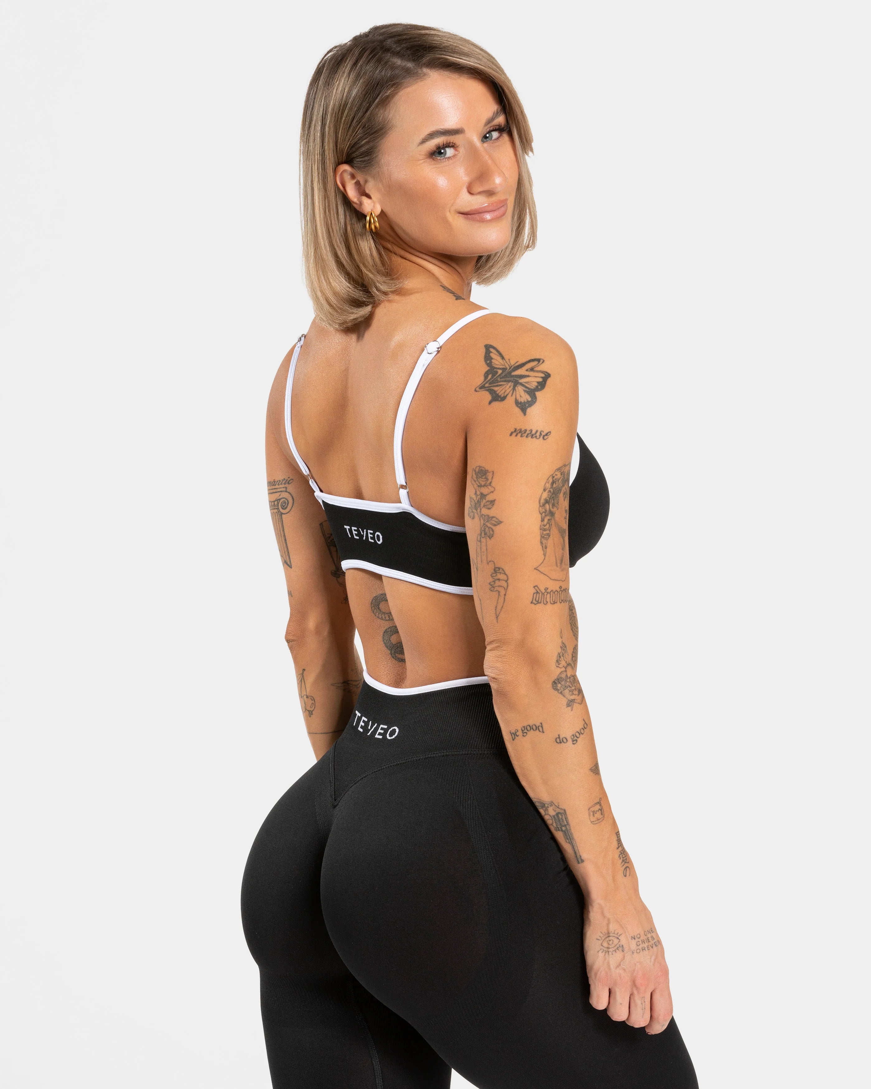 Teveo Contrastline Bra ‘Black’