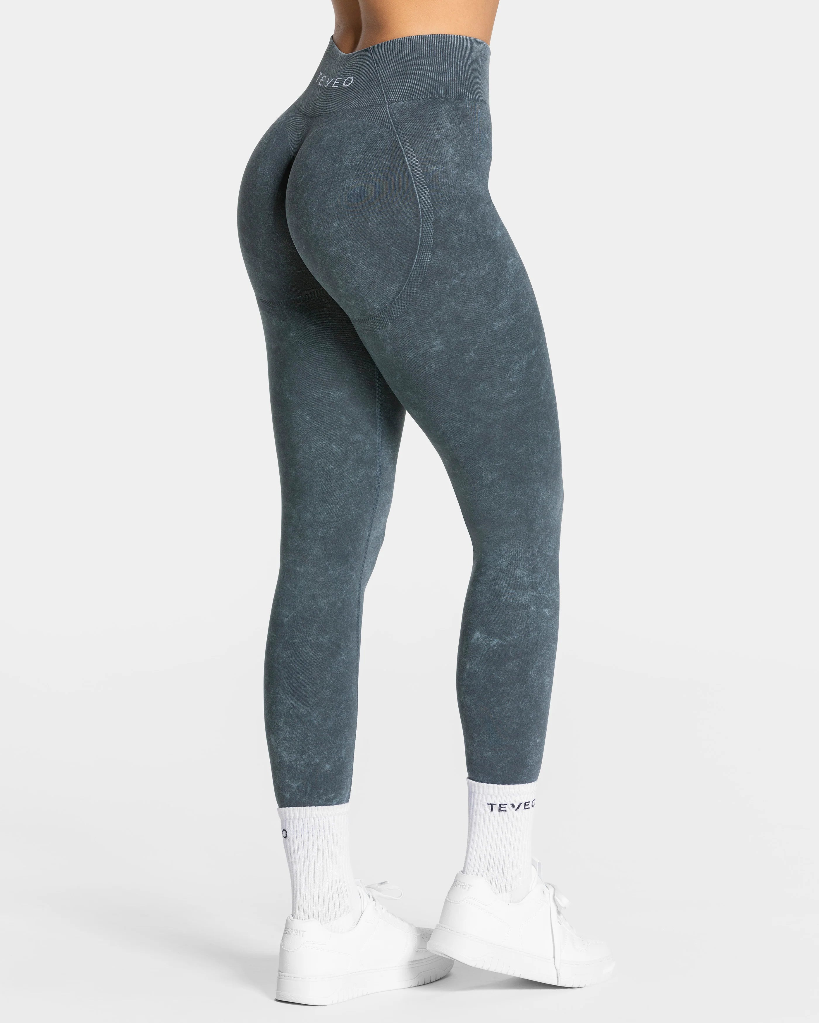 TEVEO Acid Covert Scrunch Leggings ‘Navy’