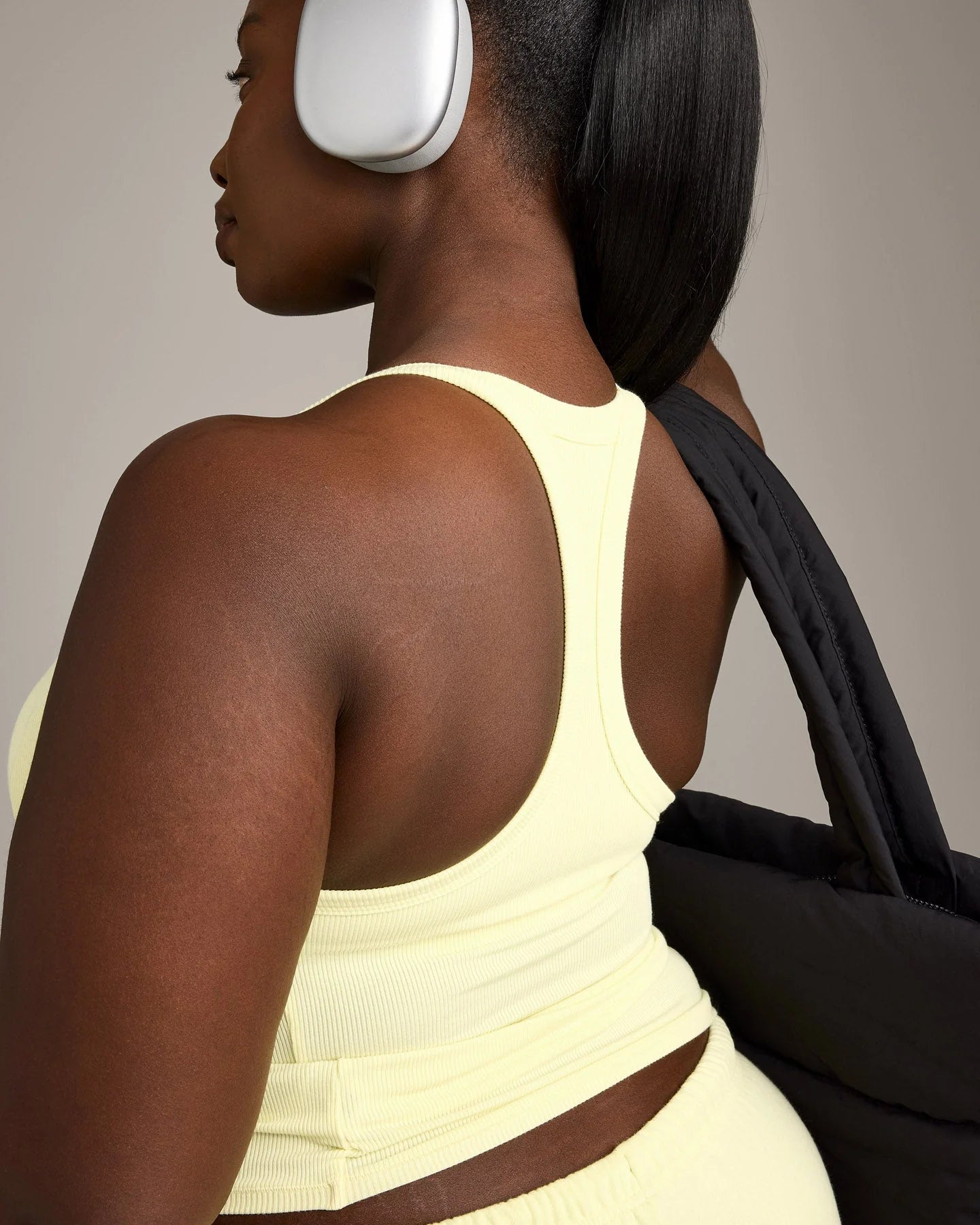 ONER ACTIVE MELLOW™ RIB RACER BACK VEST WITH BUILT IN BRA SHELF
