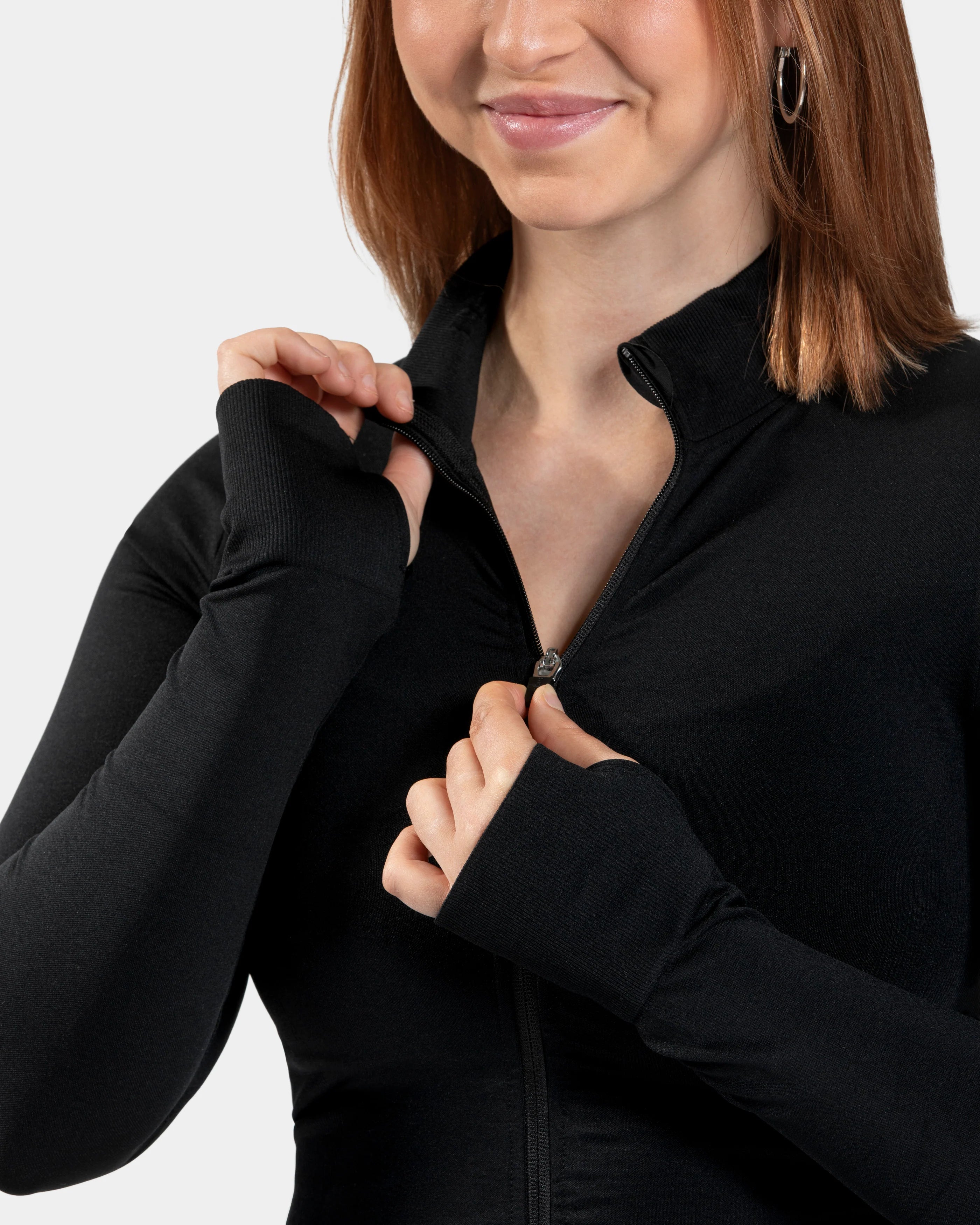 Teveo Femme Shaping Zip Jacket  ‘Black’