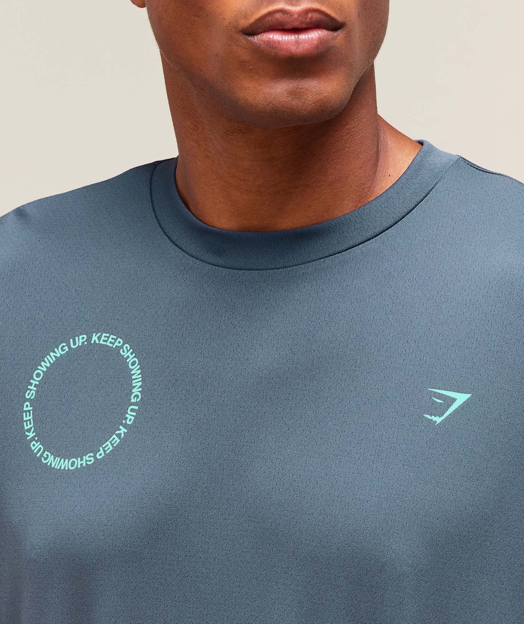 GYMSHARK KEEP SHOWING UP T-SHIRT