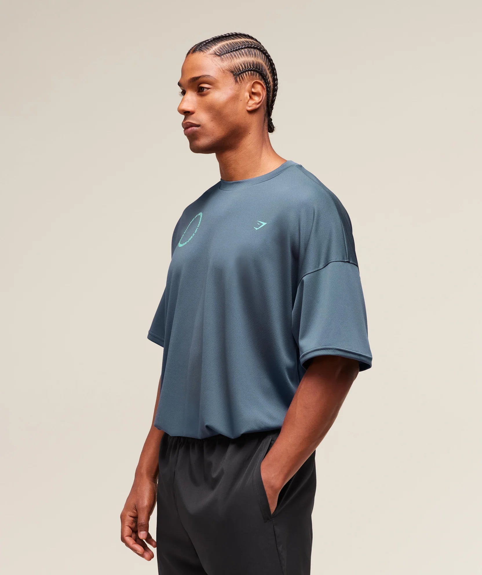 GYMSHARK KEEP SHOWING UP T-SHIRT