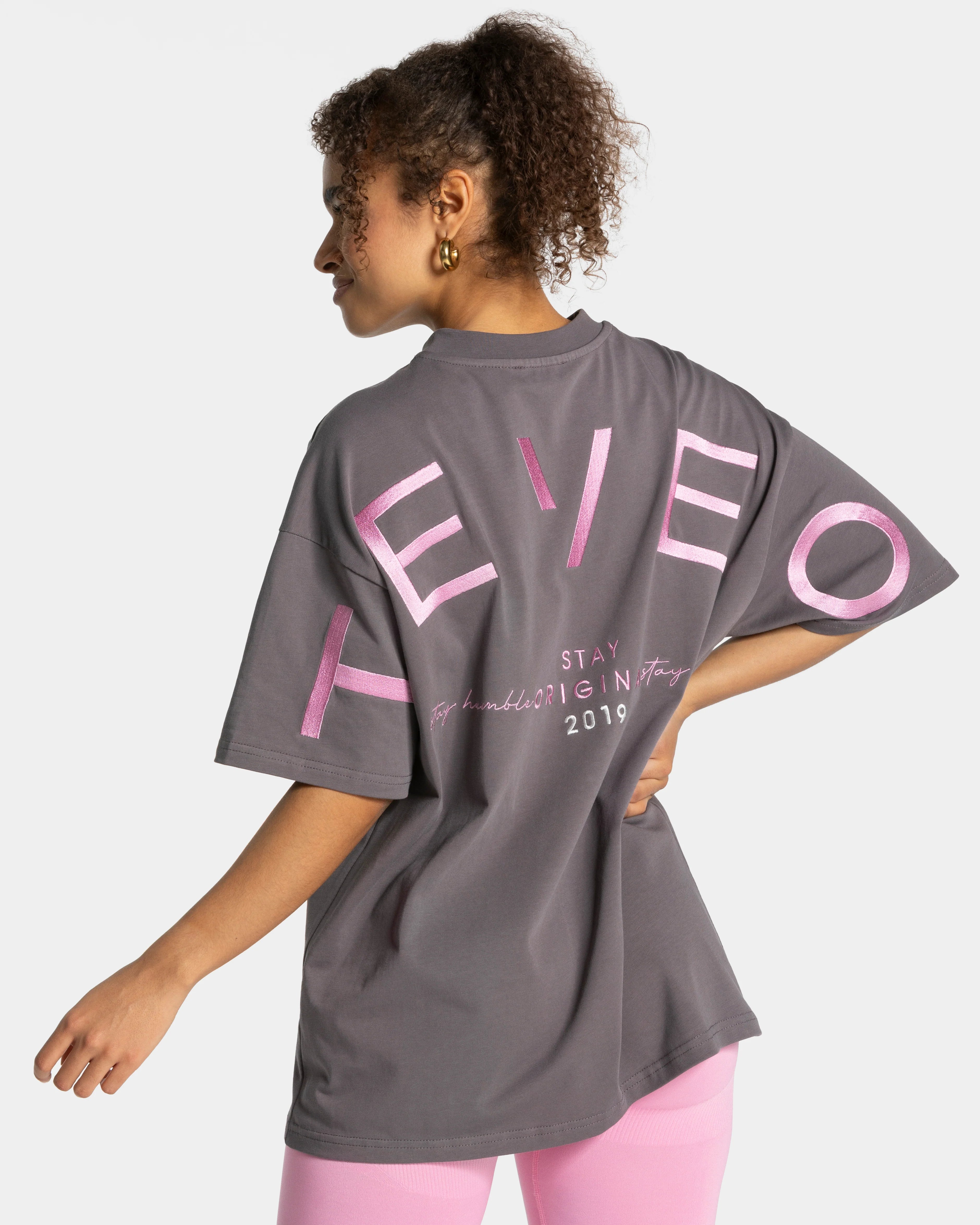 Teveo Signature Oversized T-Shirt ‘Graphite’