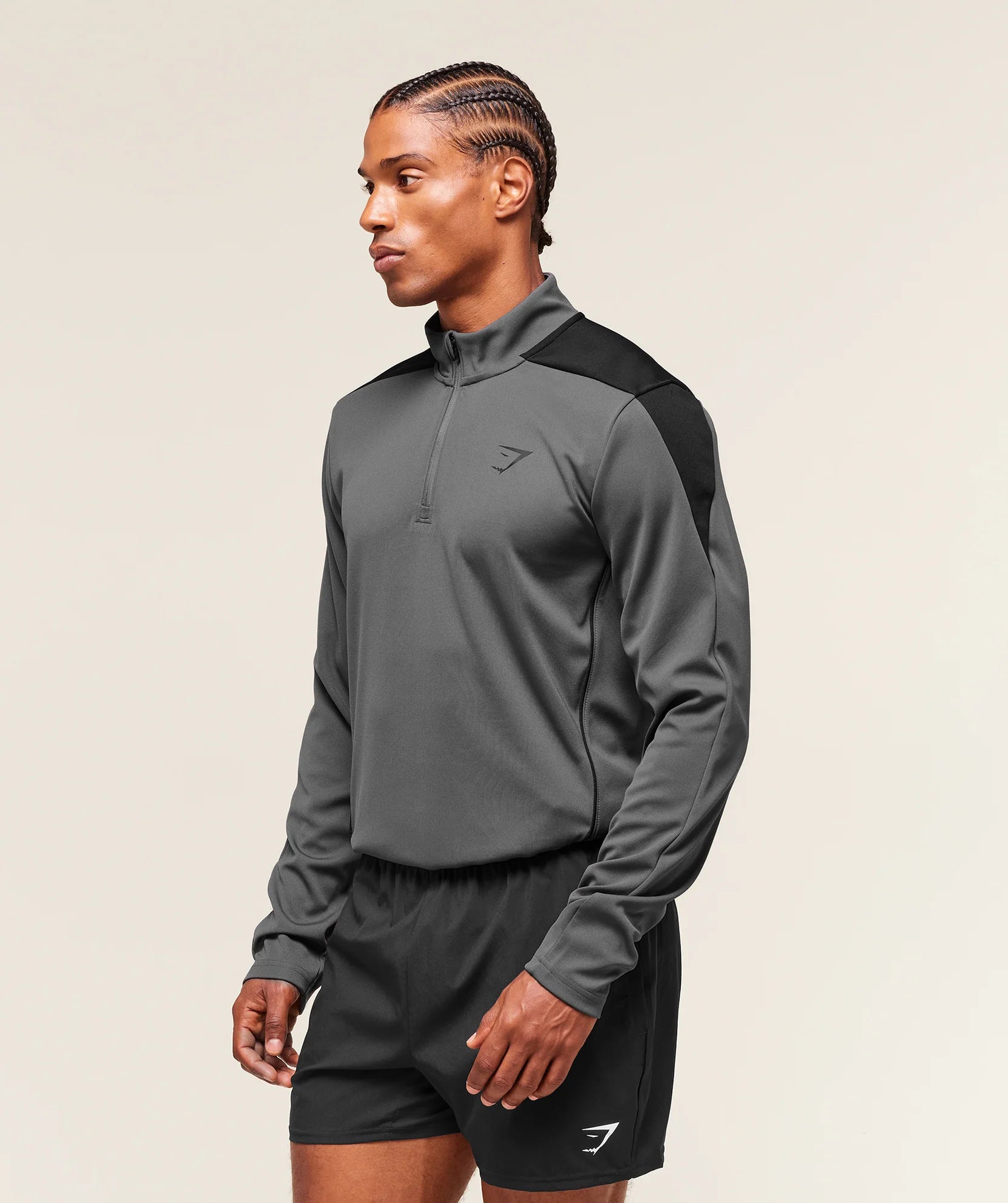 GYMSHARK ARRIVAL BLOCK 1/4 ZIP