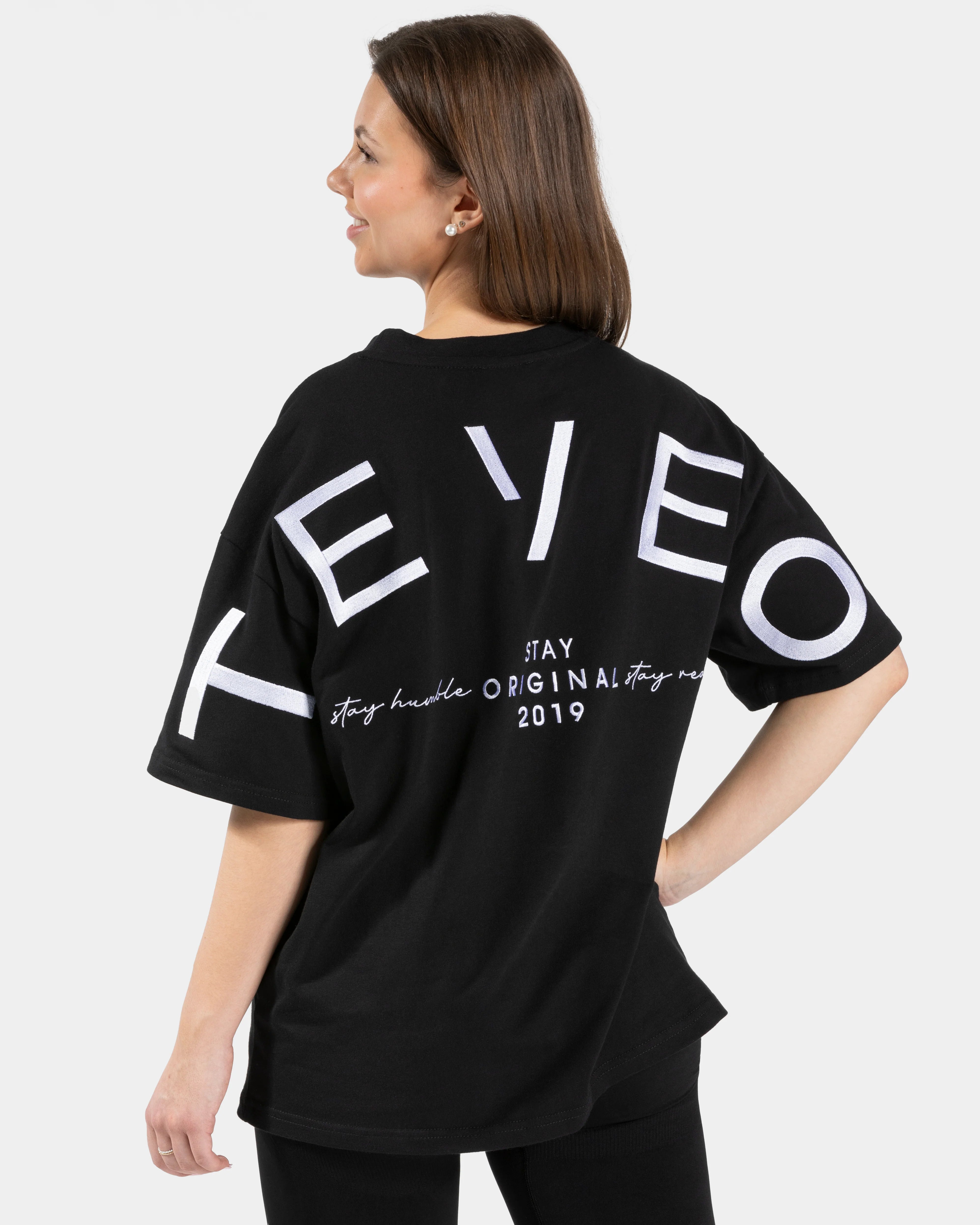Teveo Signature Oversized T-Shirt ‘Black’