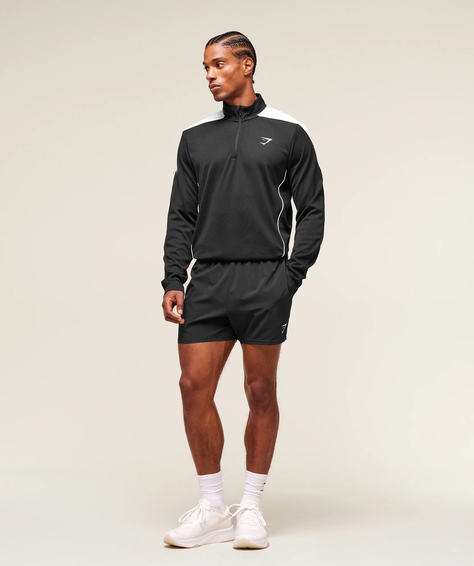 GYMSHARK ARRIVAL BLOCK 1/4 ZIP