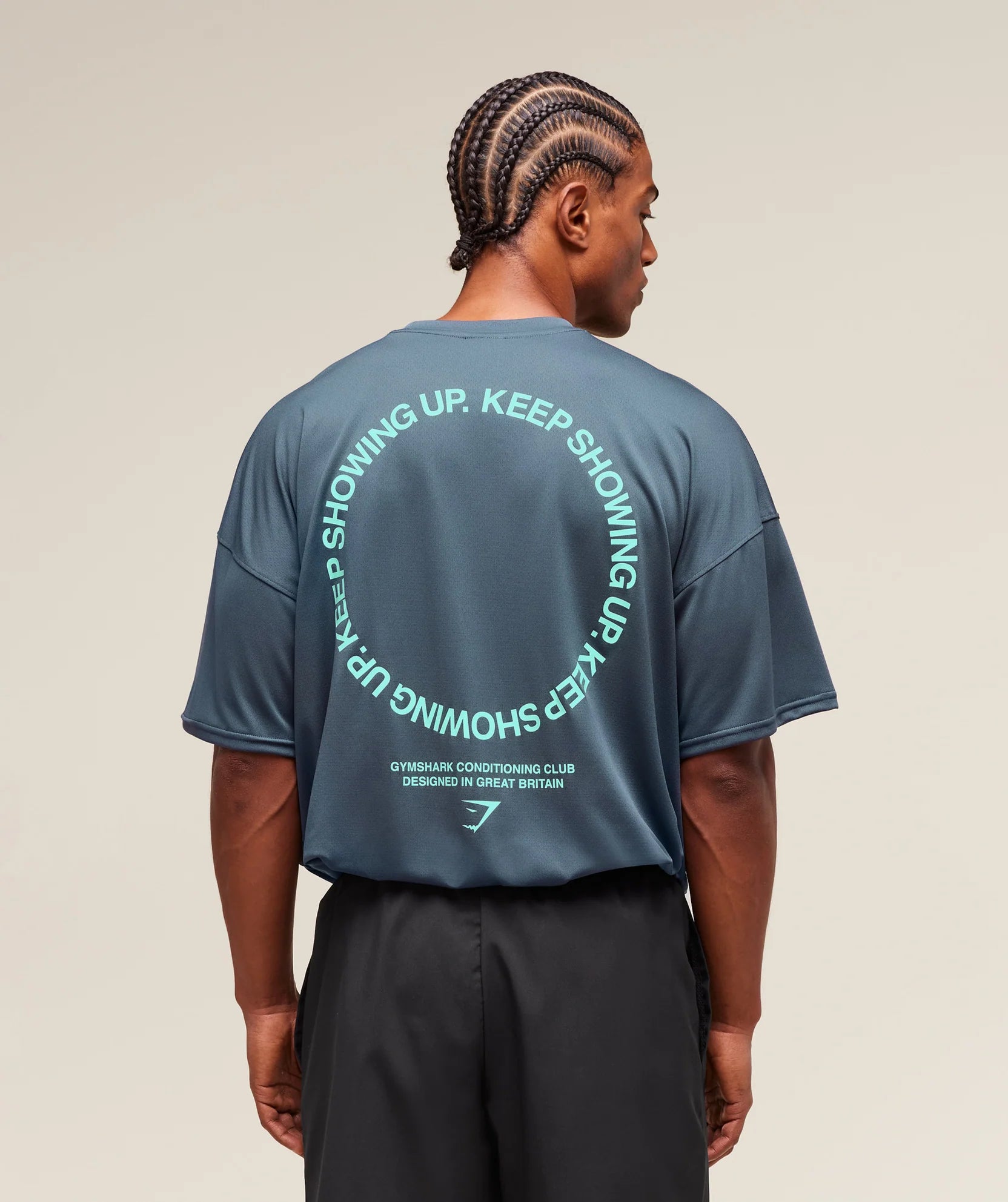 GYMSHARK KEEP SHOWING UP T-SHIRT