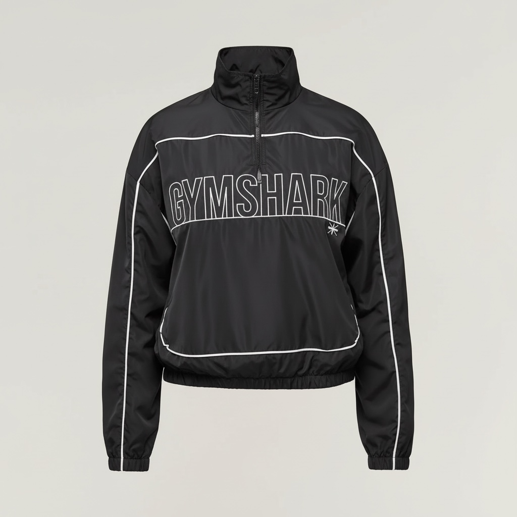 GYMSHARK WORDMARK 1/4 ZIP WOMEN’S TRACK JACKET