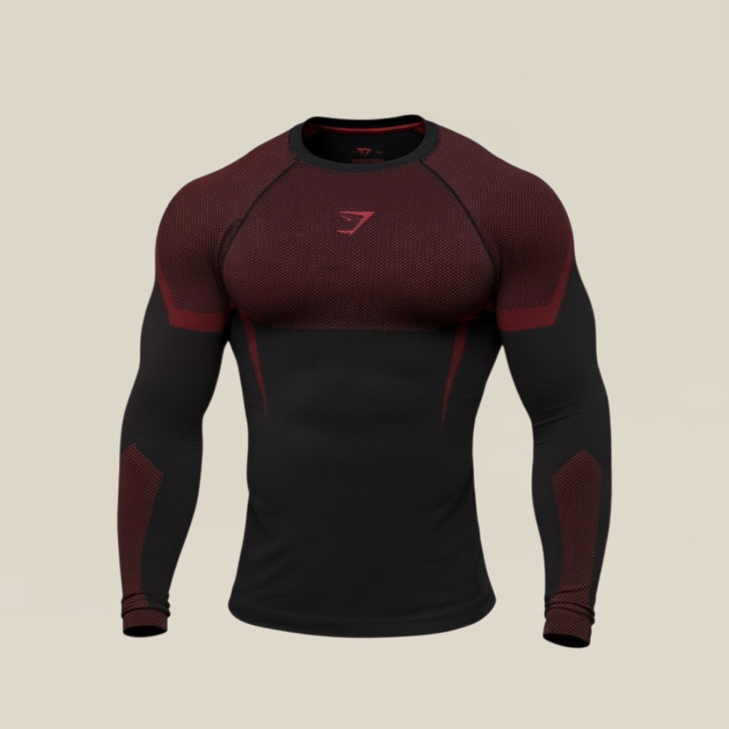 GYMSHARK ONYX 5.0 SEAMLESS LONG SLEEVE T-SHIRT
