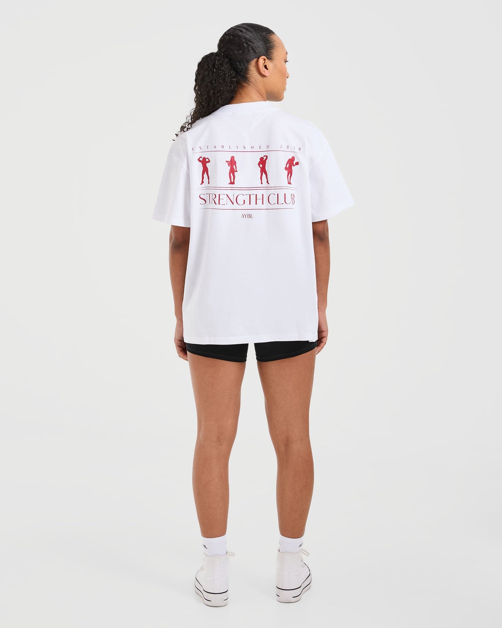 AYBL STRENGTH CLUB OVERSIZED T SHIRT