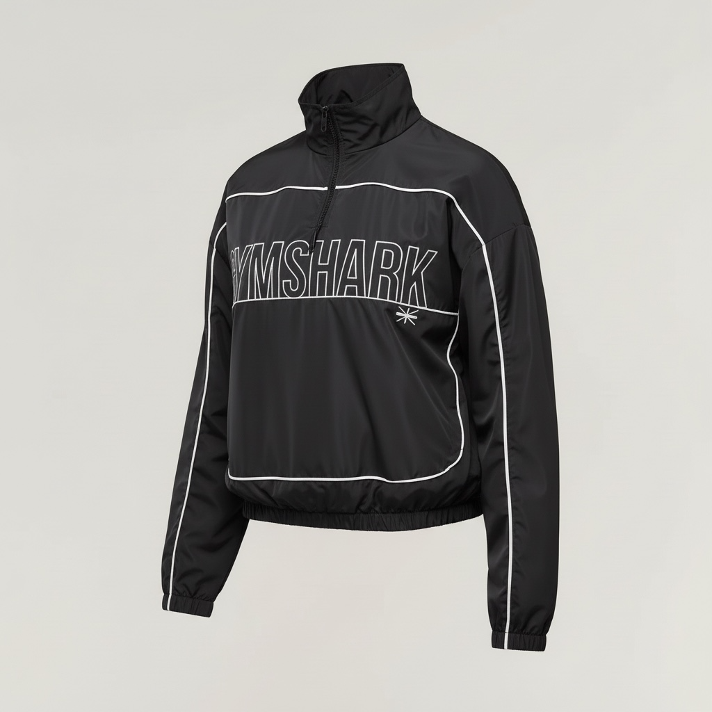 GYMSHARK WORDMARK 1/4 ZIP WOMEN’S TRACK JACKET