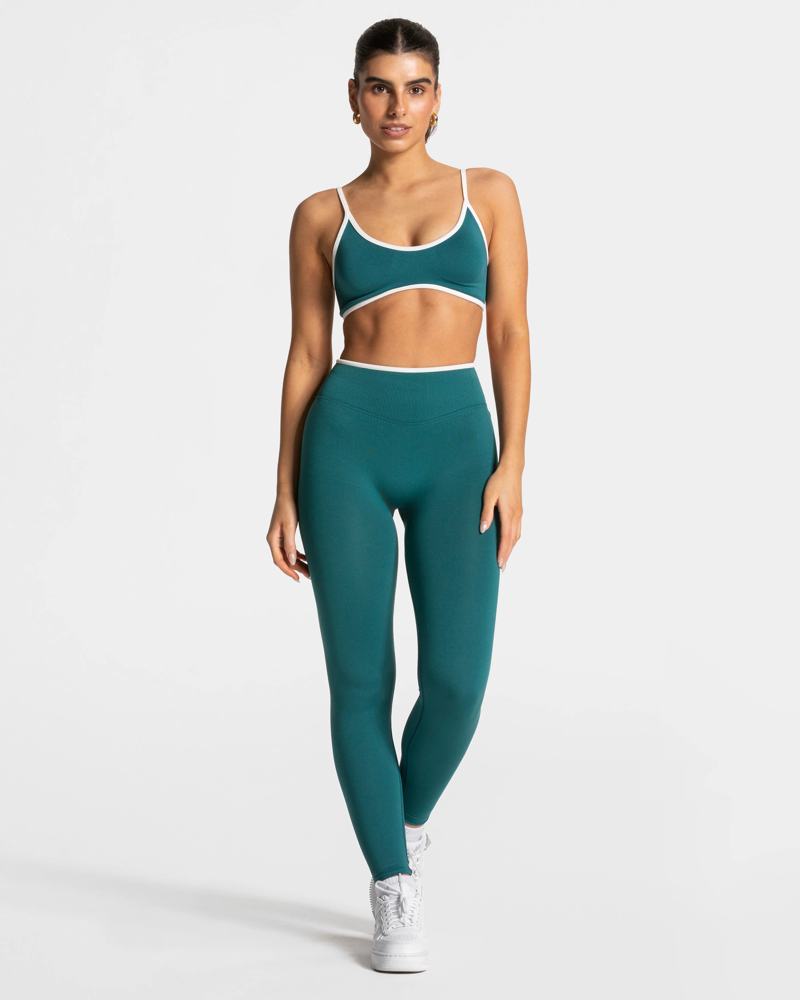 Contrastline Sculpt Scrunch Leggings ‘Petrol’