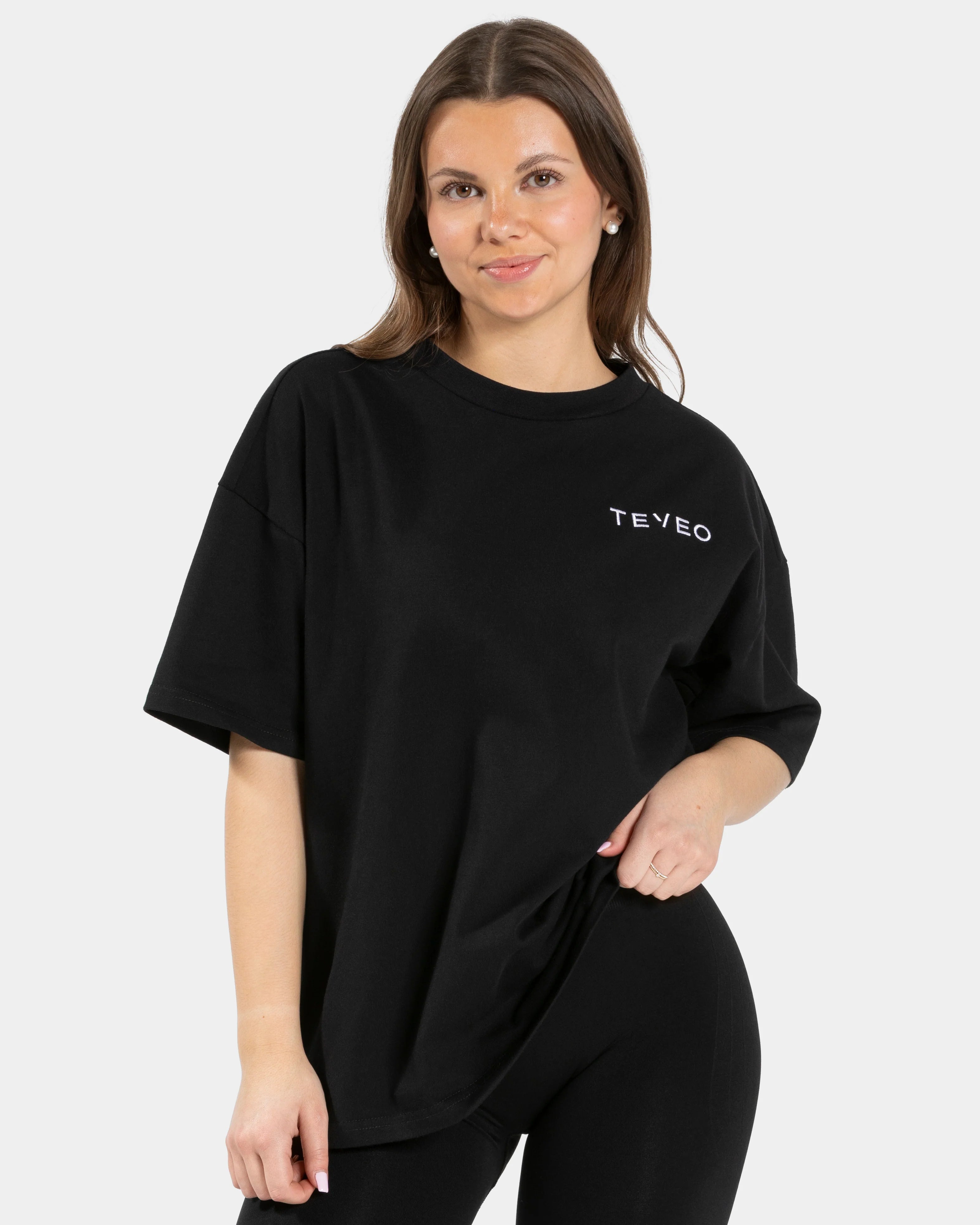 Teveo Signature Oversized T-Shirt ‘Black’