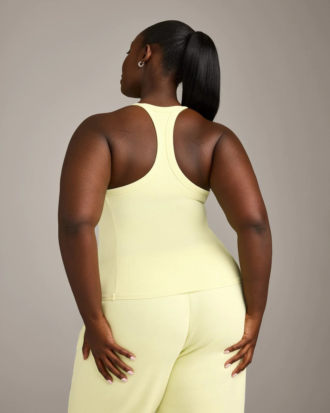 ONER ACTIVE MELLOW™ RIB RACER BACK VEST WITH BUILT IN BRA SHELF