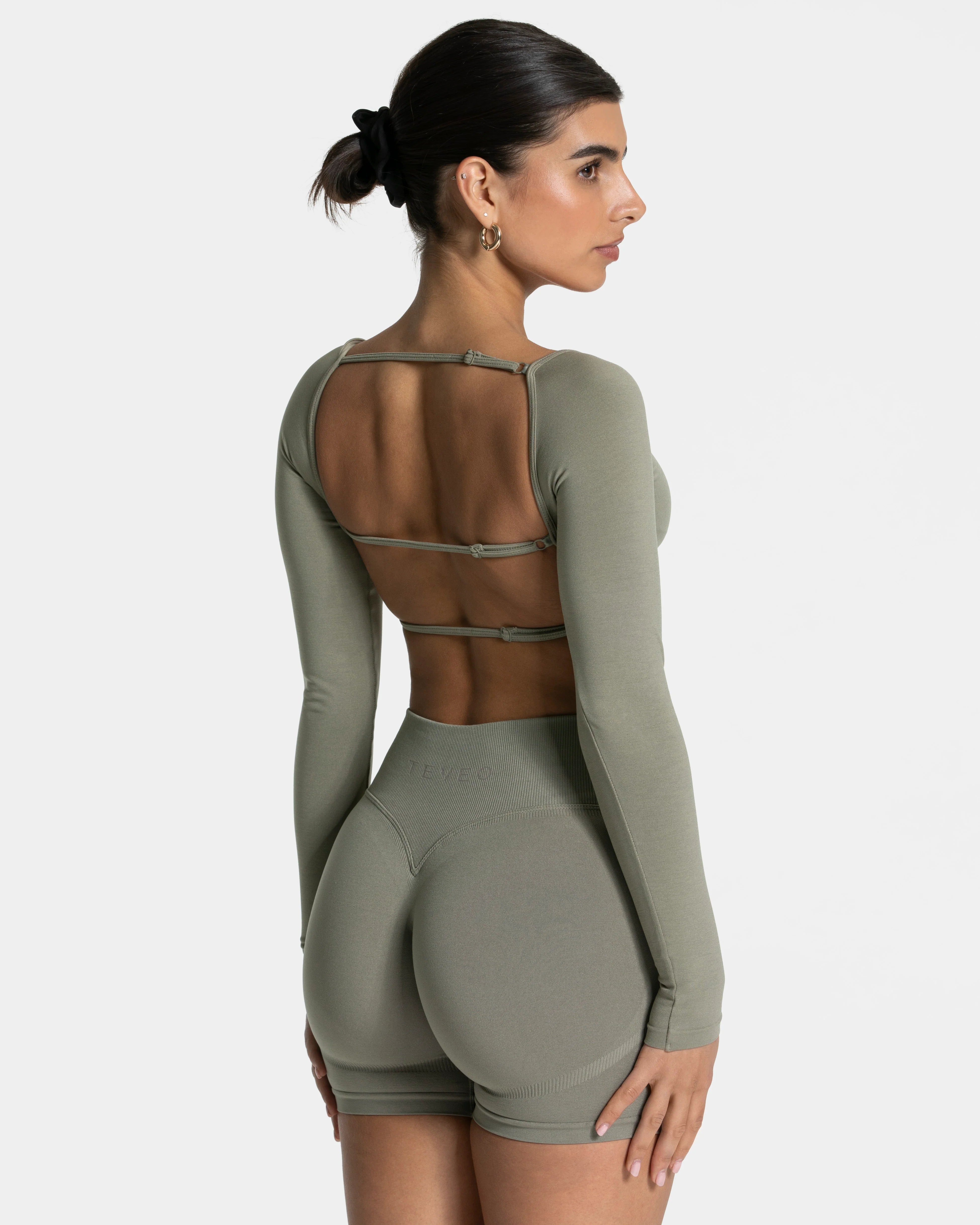 Teveo Femme Backless Longsleeve ‘Khaki’