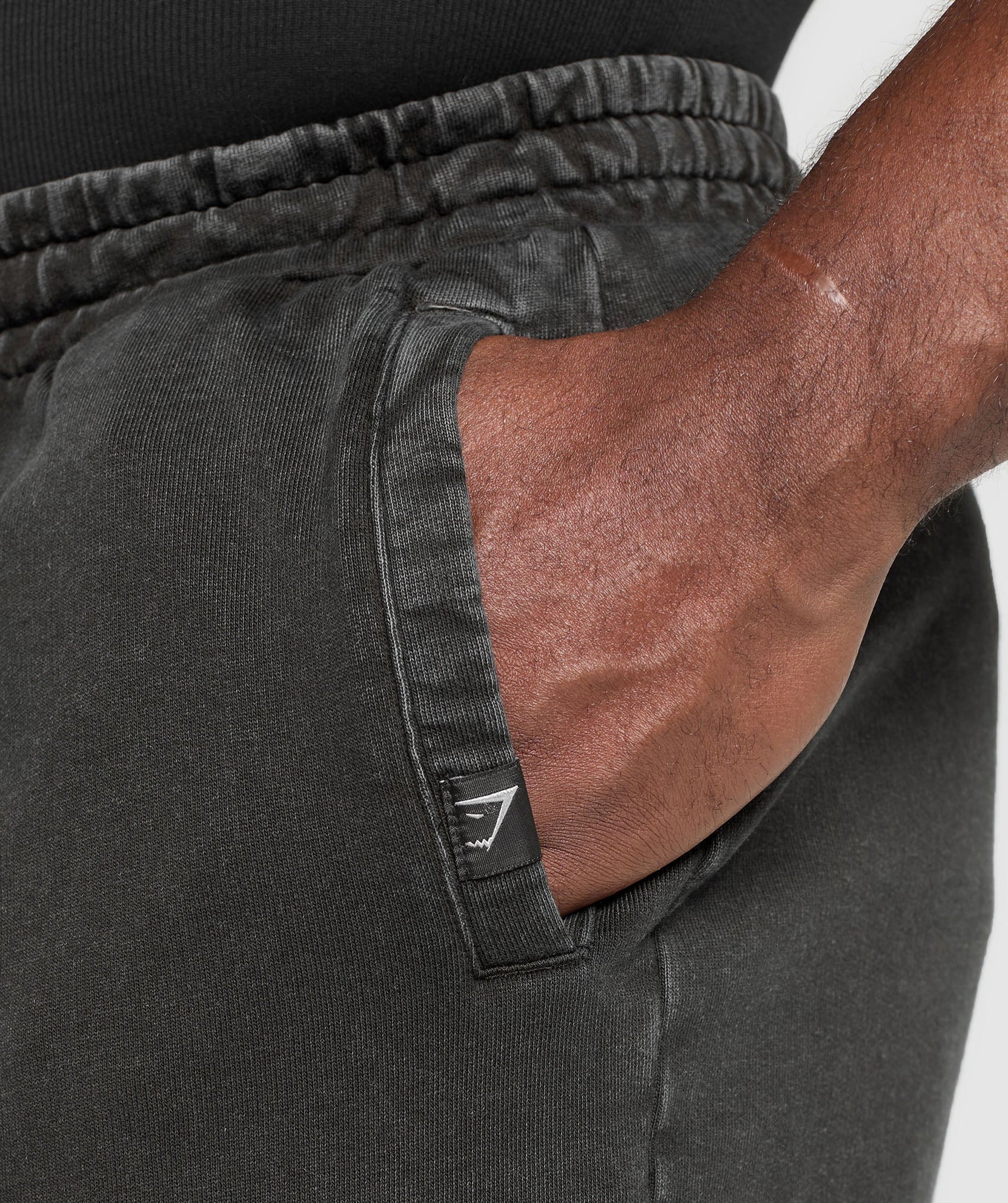 GYMSHARK DISTRESSED GRAPHIC JOGGERS