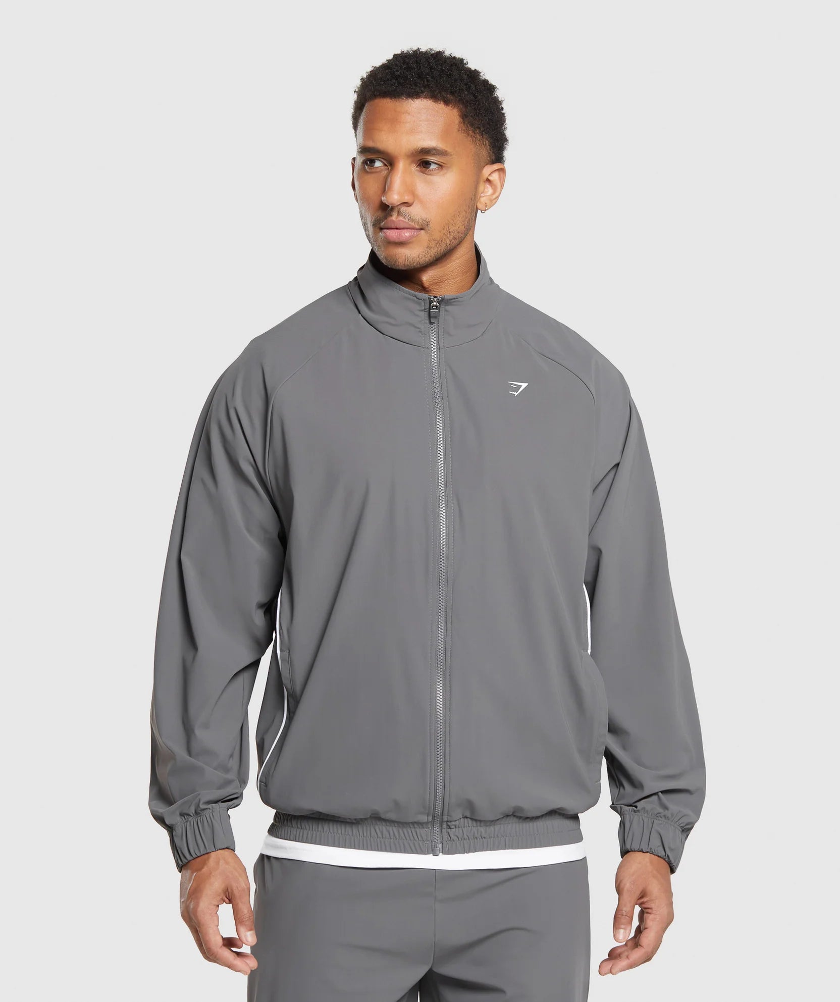 GYMSHARK Contrast Track Top