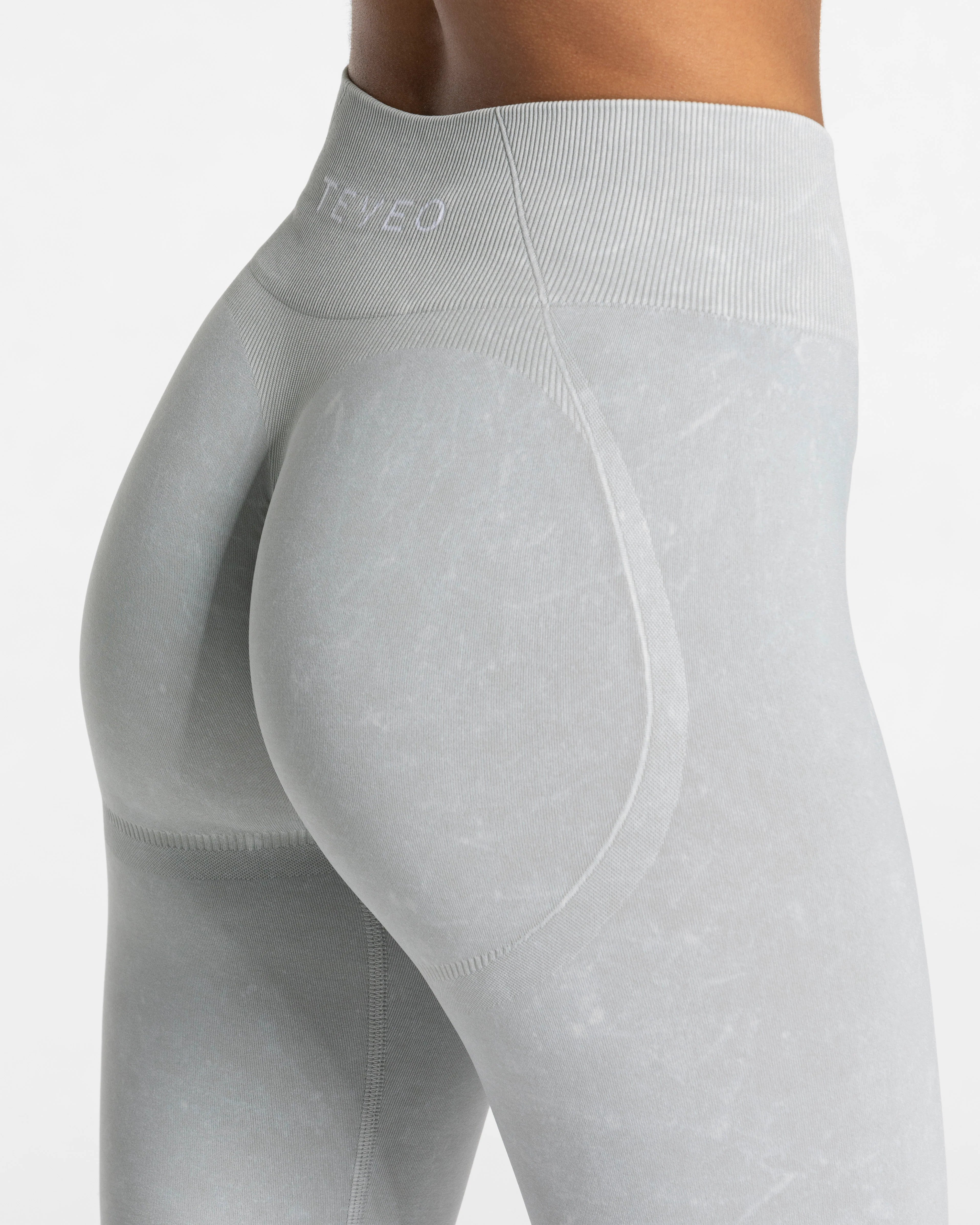 TEVEO Acid Covert Scrunch Leggings ‘Light Grey’