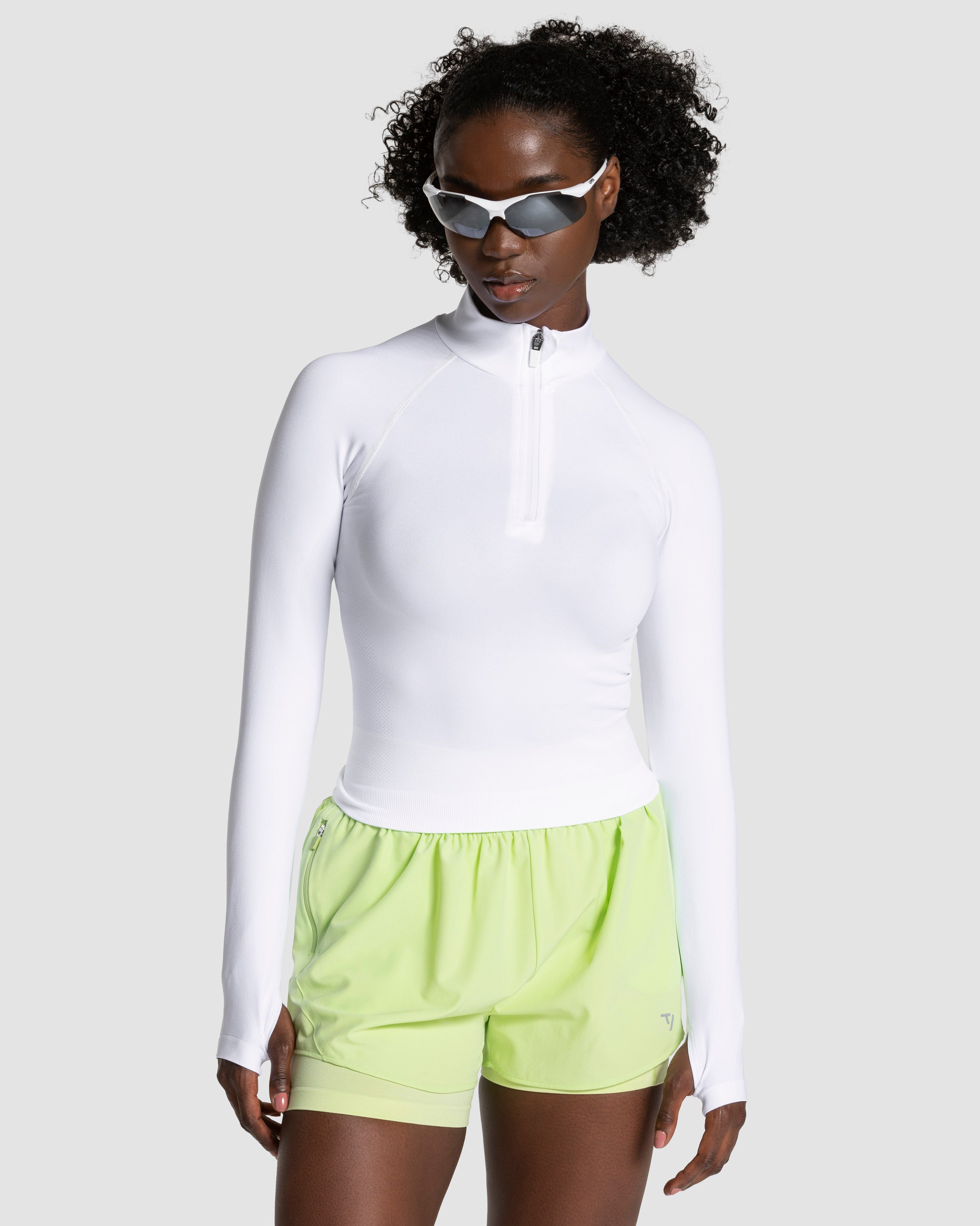 Teveo END Running Half Zip ‘White