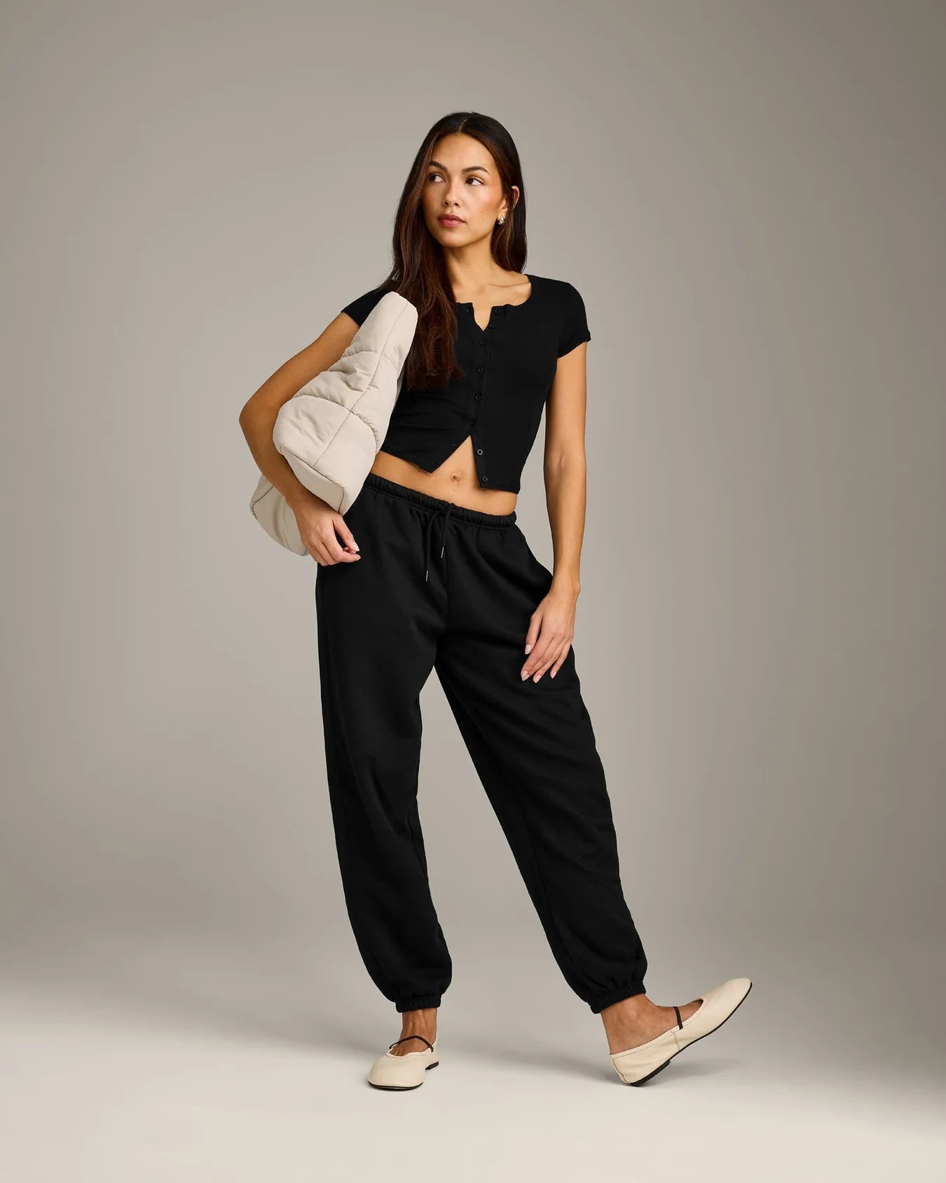 ONER ACTIVE MELLOW™ RIB MID SHORT SLEEVE CARDIGAN