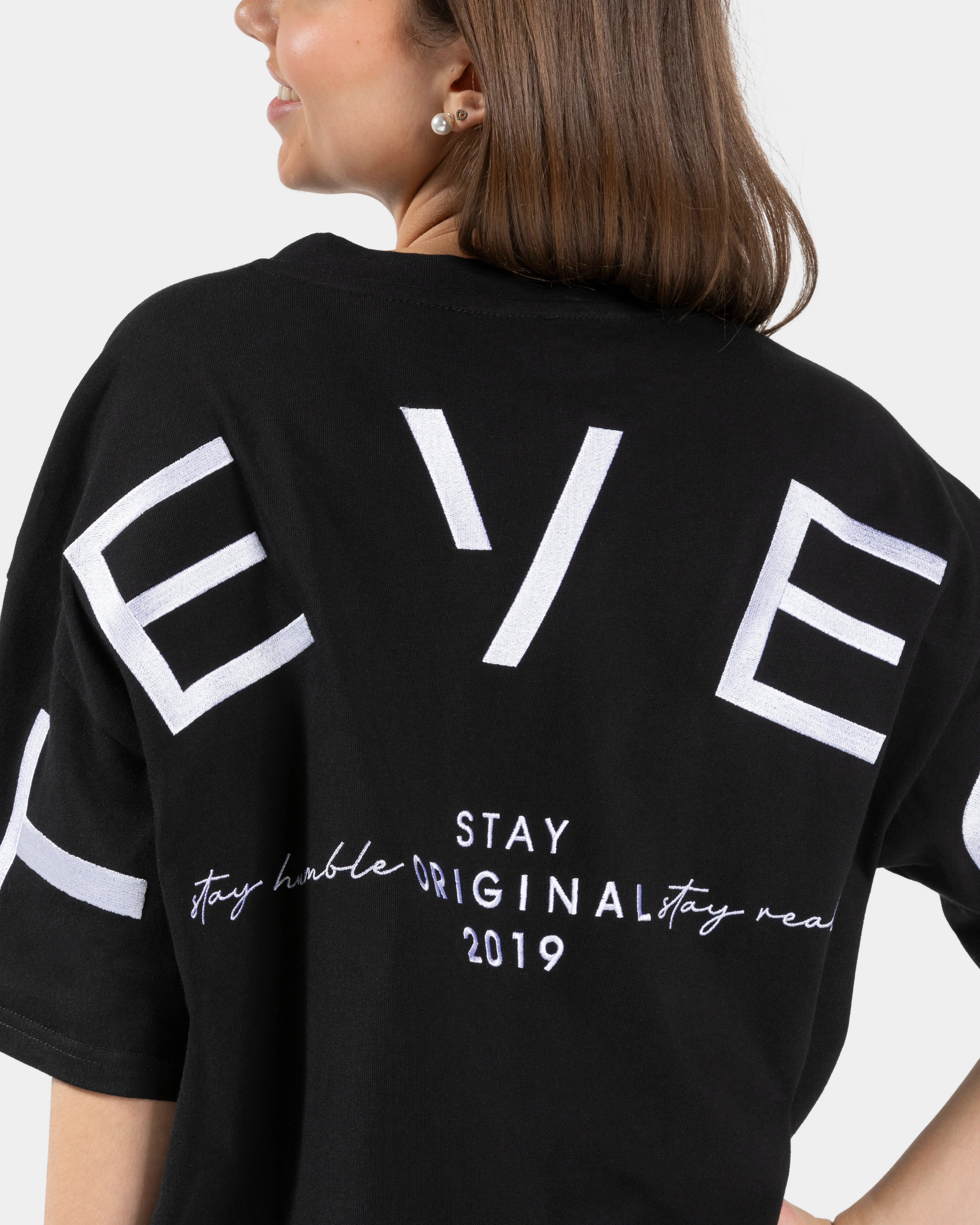 Teveo Signature Oversized T-Shirt ‘Black’