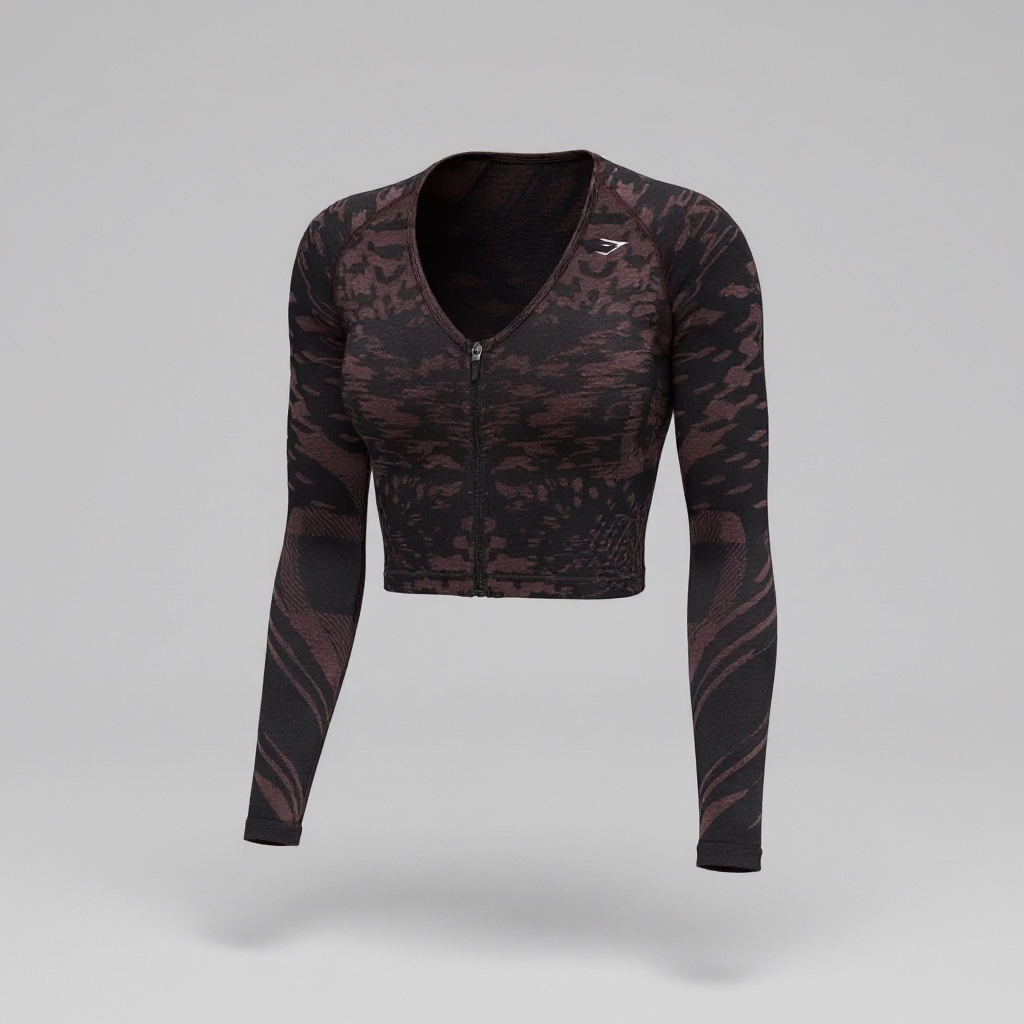 GYMSHARK ADAPT HOUNDSTOOTH JACKET