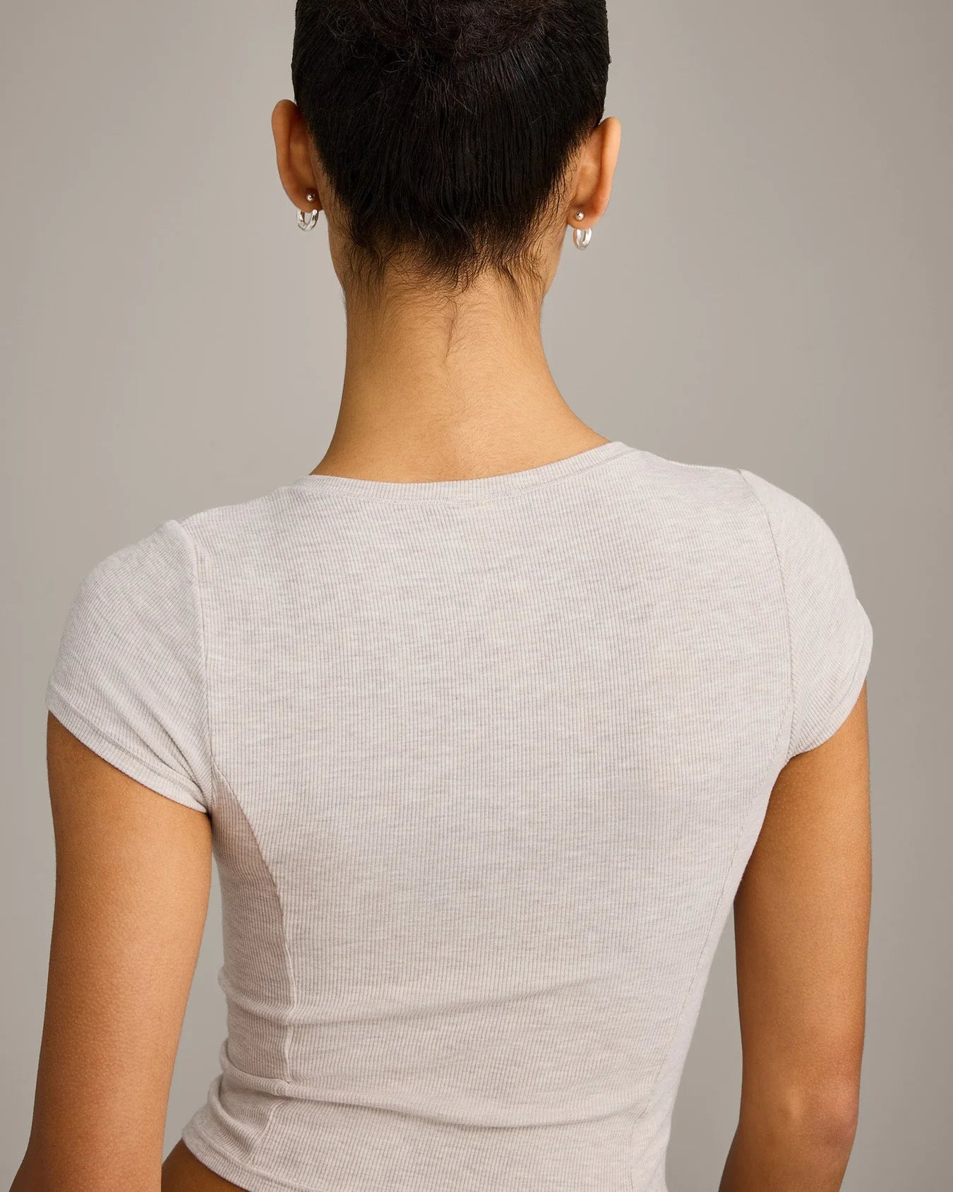 ONER ACTIVE MELLOW™ RIB MID SHORT SLEEVE CARDIGAN