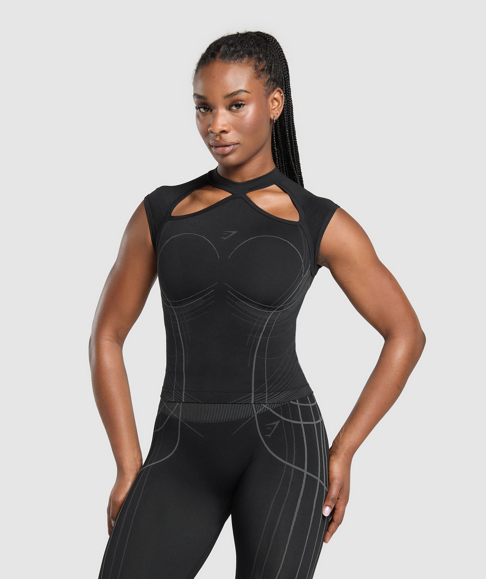 GYMSHARK APEX SEAMLESS MIDI T-SHIRT