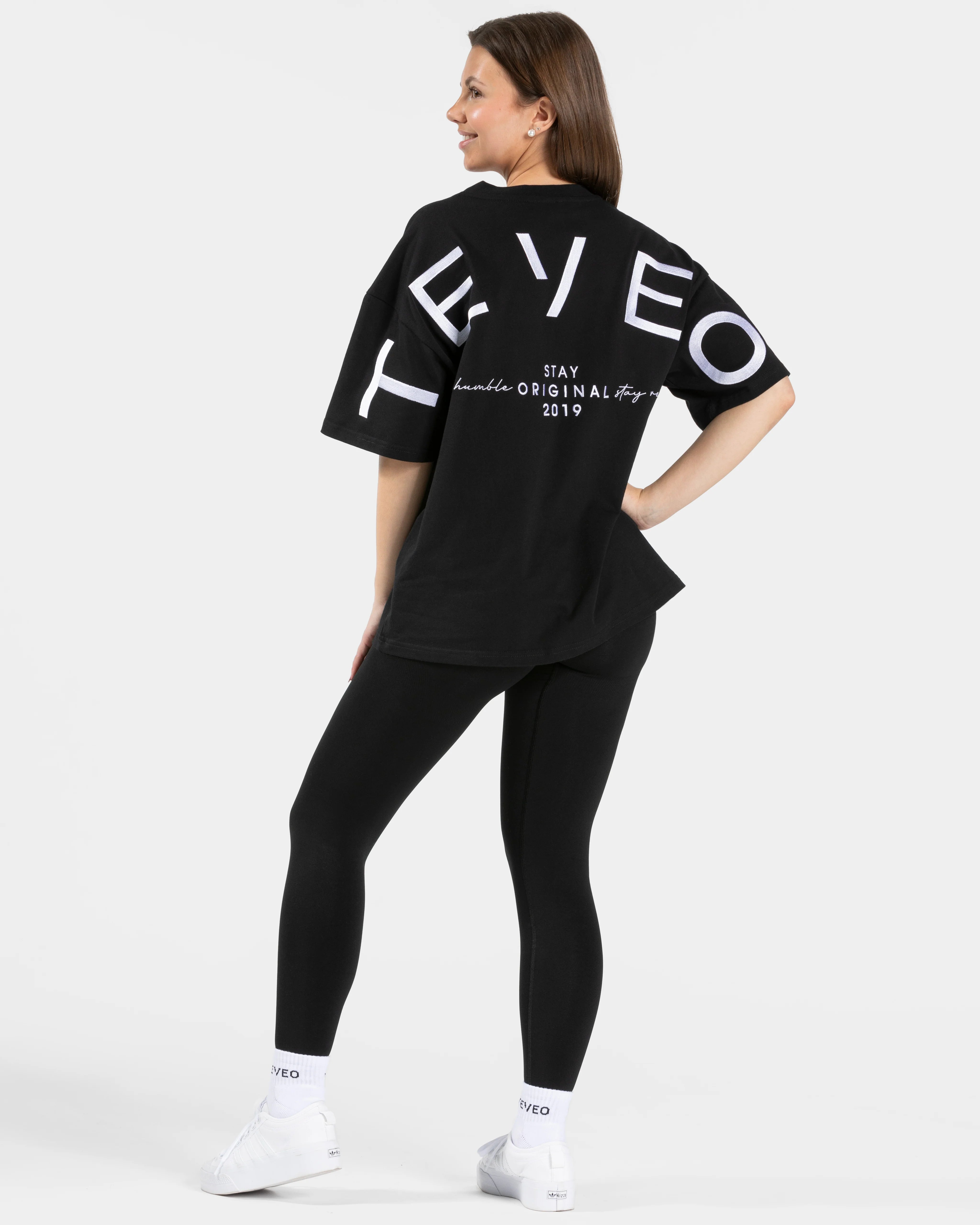 Teveo Signature Oversized T-Shirt ‘Black’