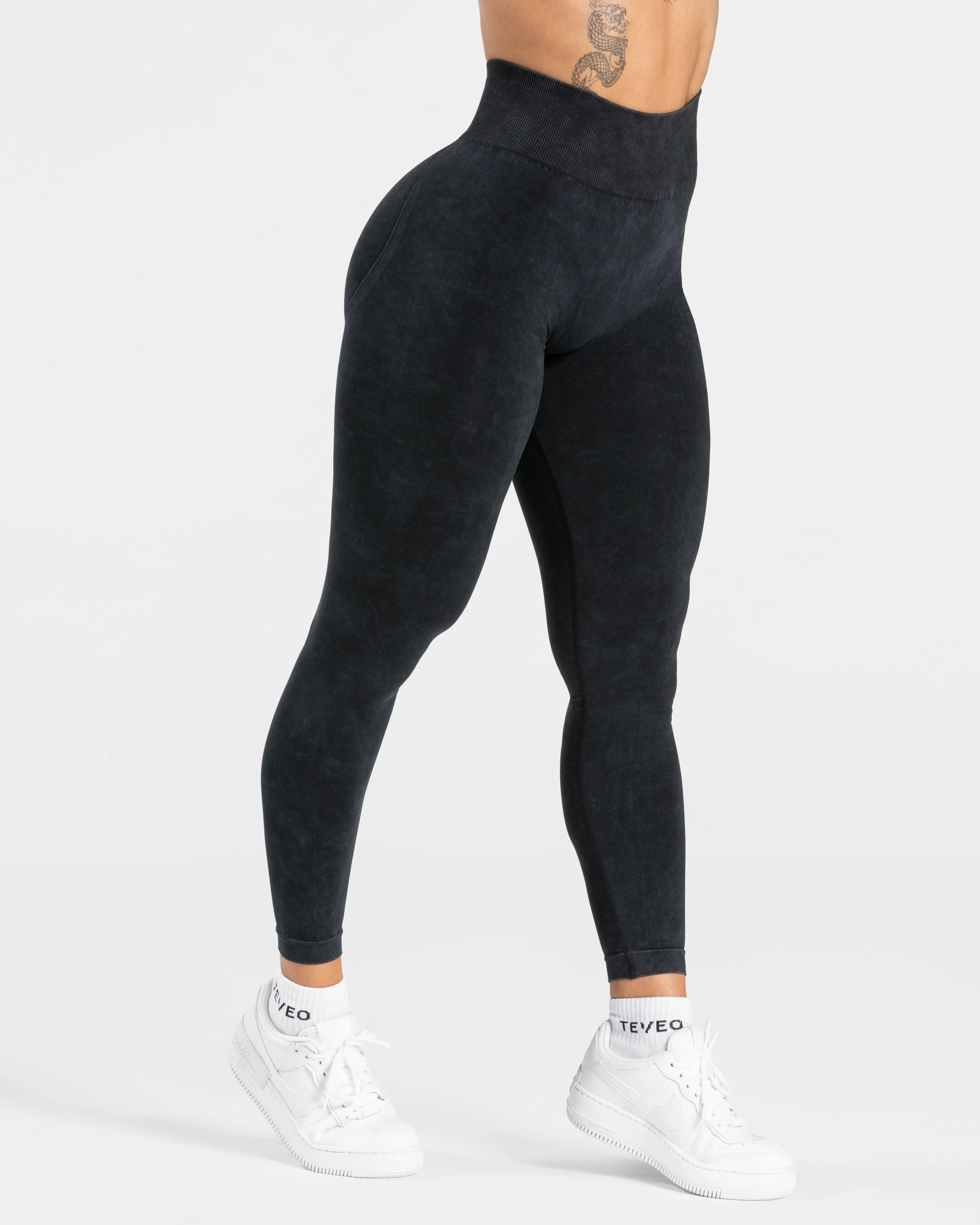 TEVEO Acid Covert Scrunch Leggings ‘Black’