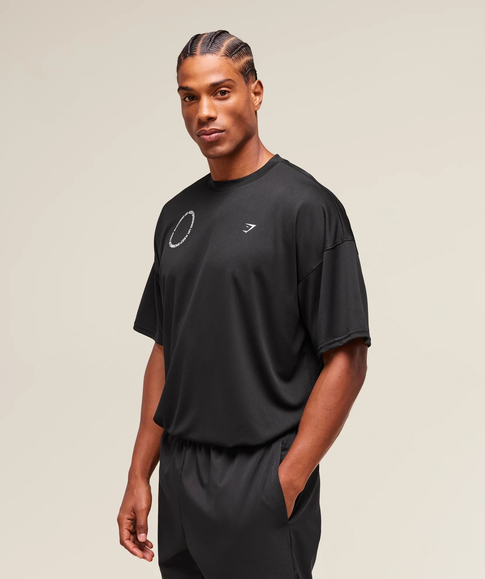 GYMSHARK KEEP SHOWING UP T-SHIRT