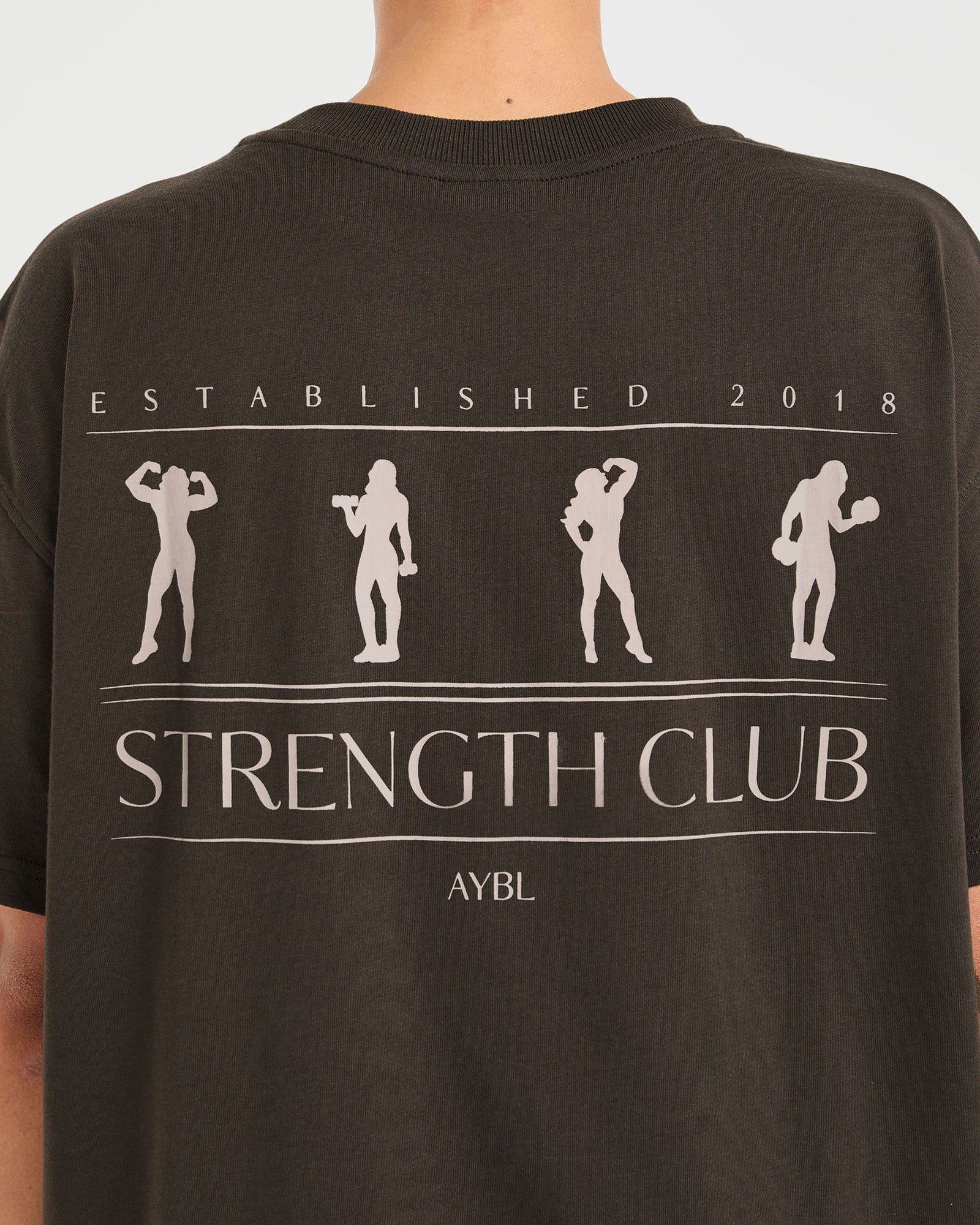 AYBL STRENGTH CLUB OVERSIZED T SHIRT