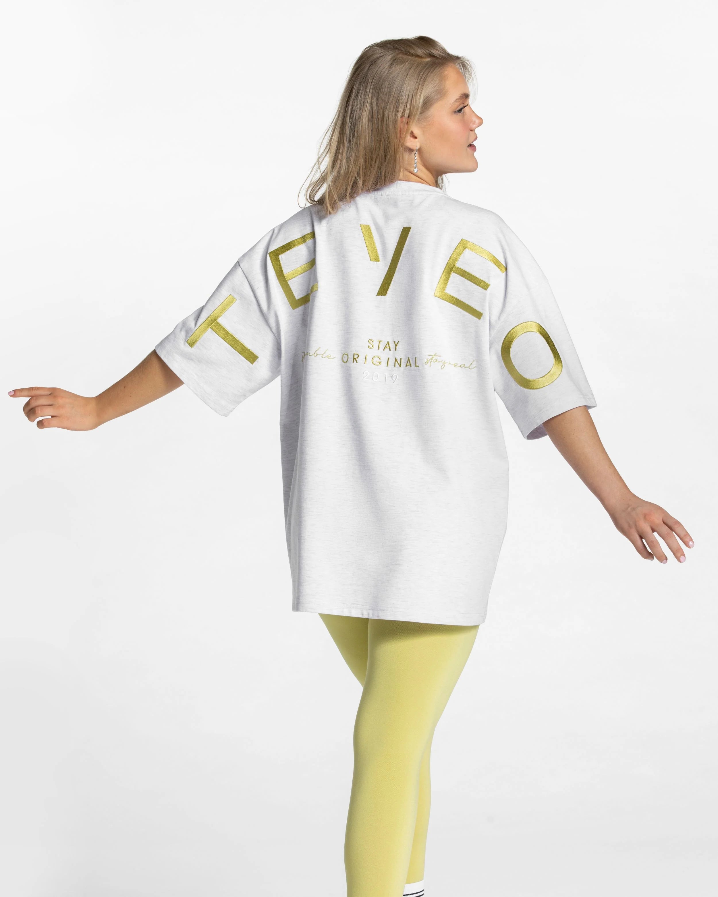 Teveo Signature Oversized T-Shirt ‘Lime’