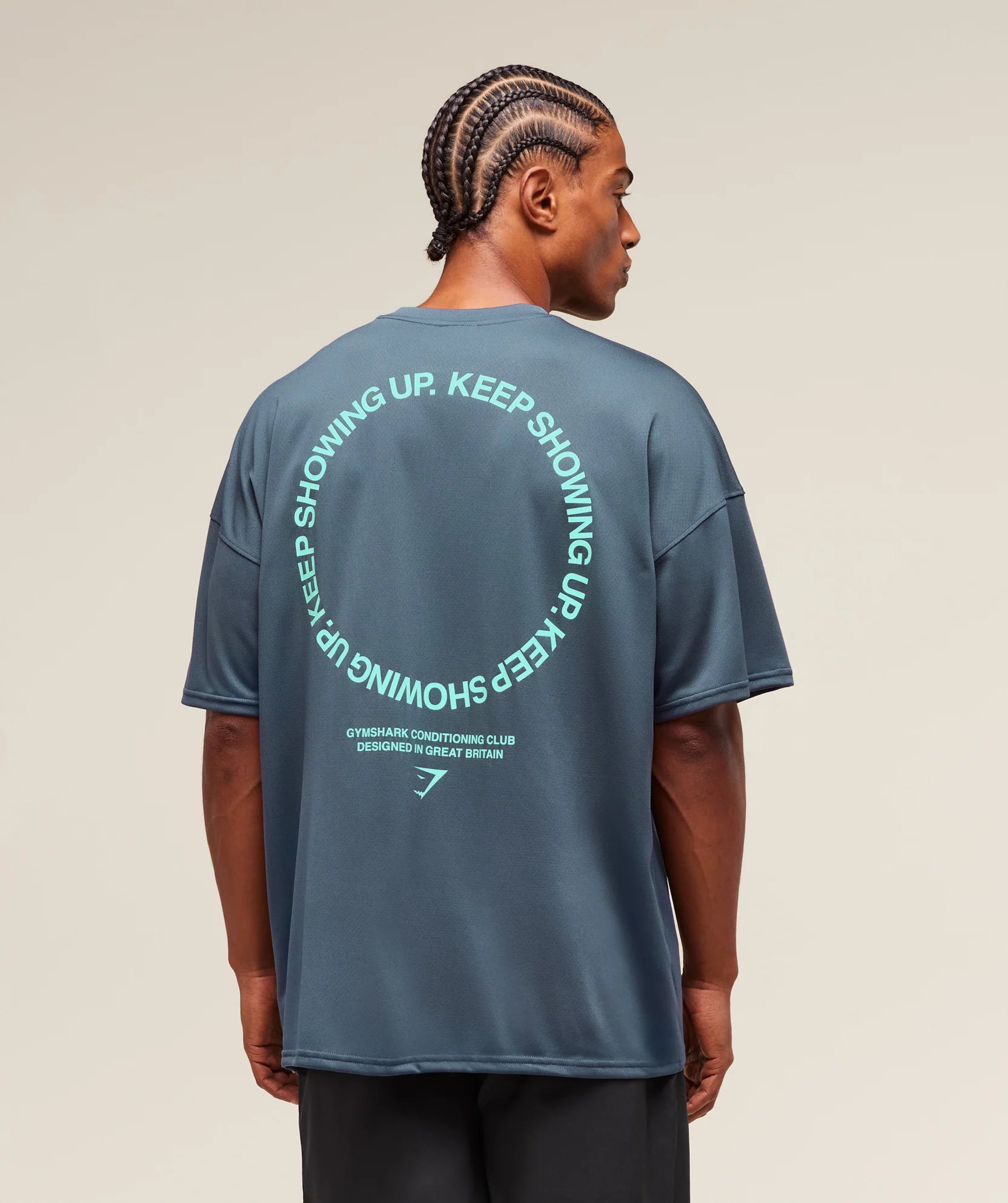GYMSHARK KEEP SHOWING UP T-SHIRT