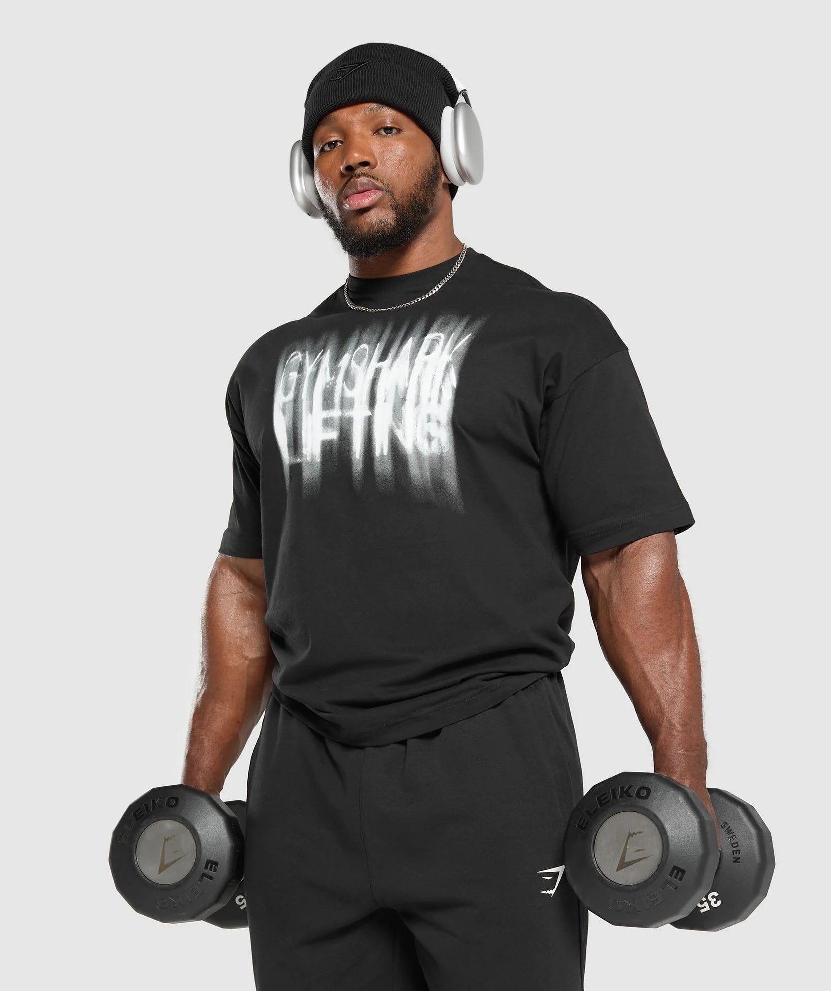 GYMSHARK Chalk T-Shirt
