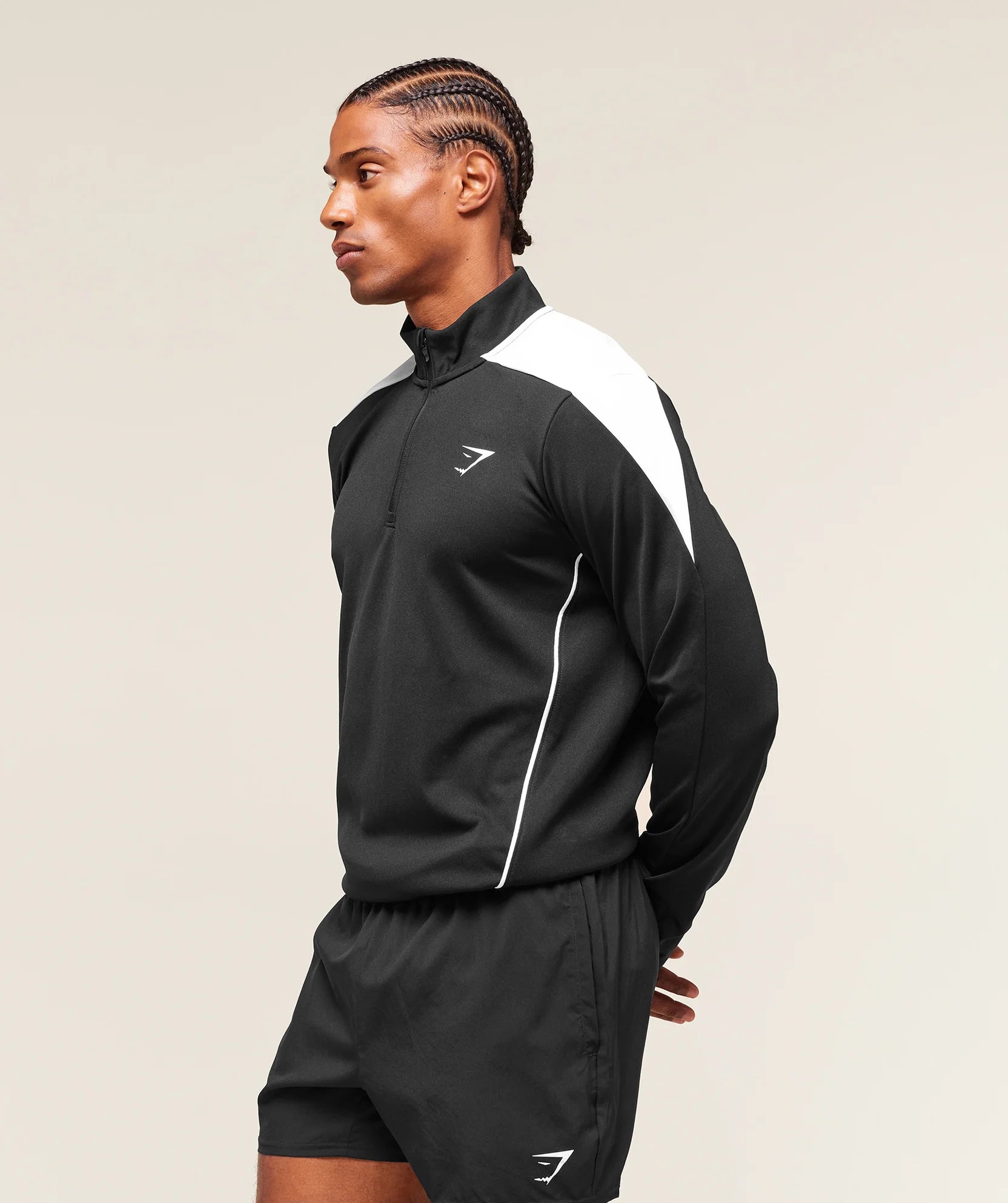 GYMSHARK ARRIVAL BLOCK 1/4 ZIP