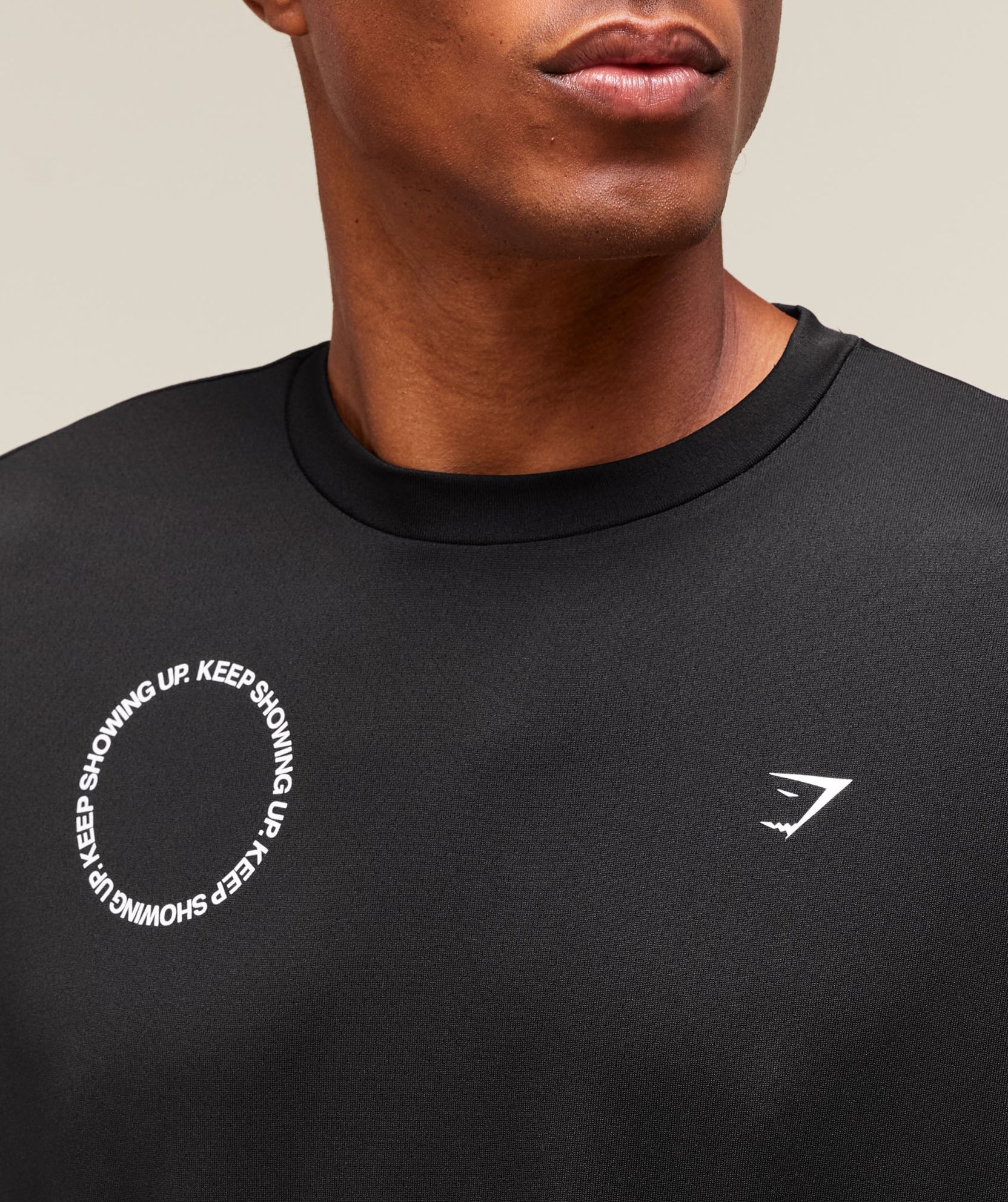 GYMSHARK KEEP SHOWING UP T-SHIRT