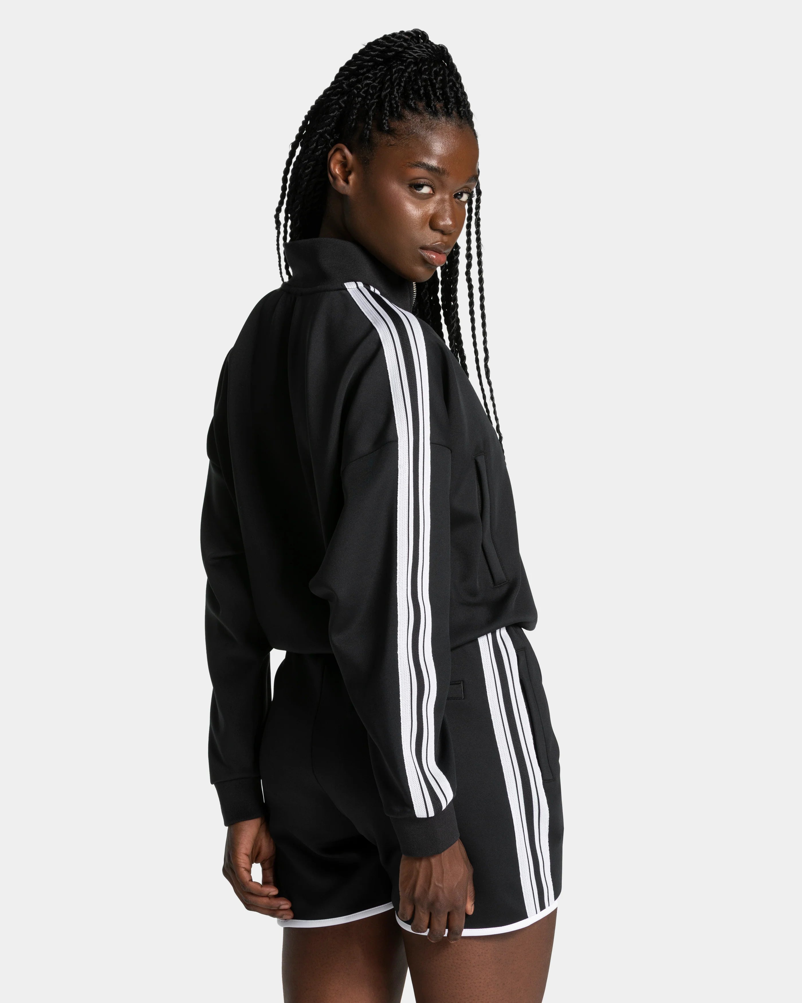 Teveo Club Cropped Zip Jacket ‘Black’