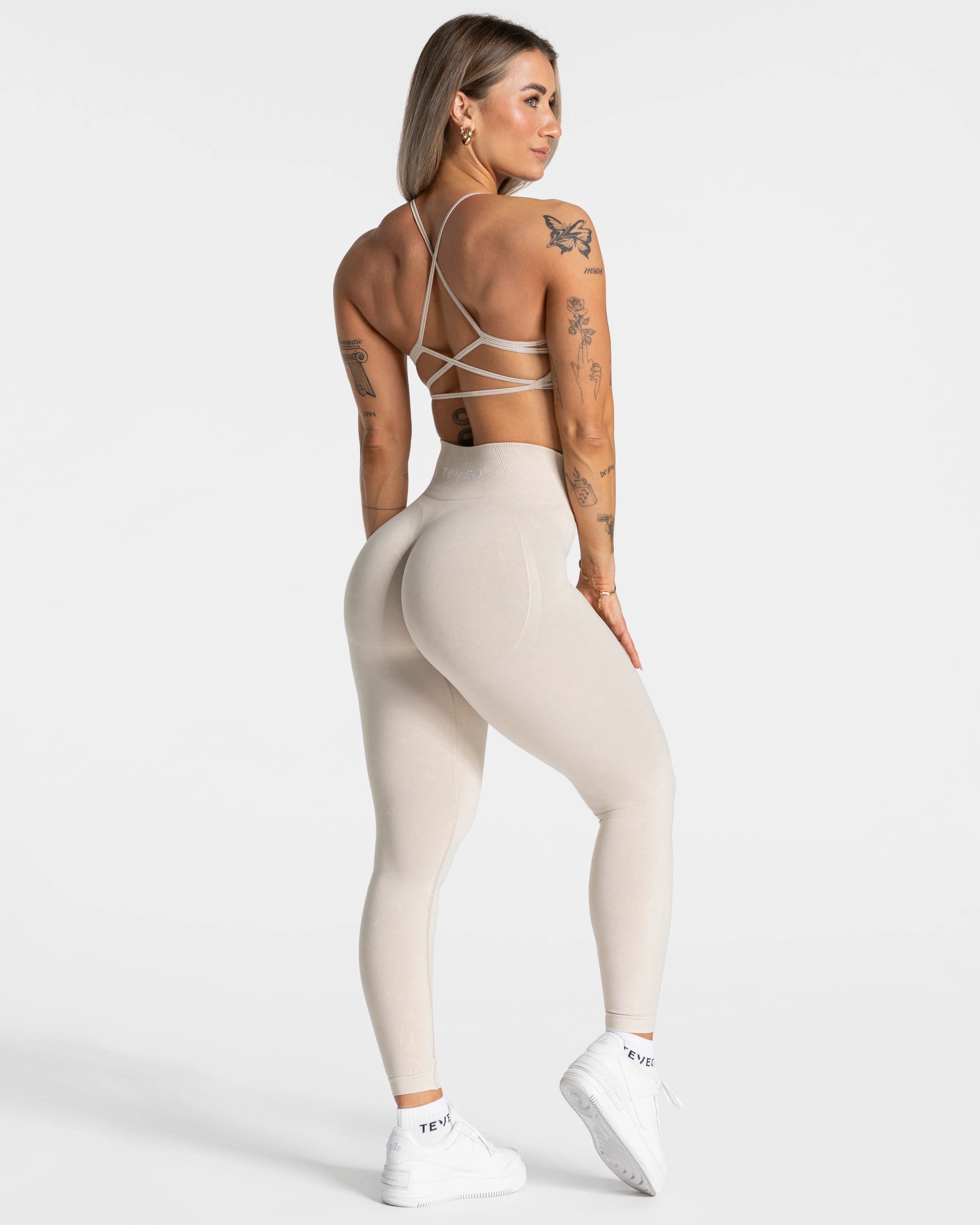 TEVEO Acid Covert Scrunch Leggings ‘‘Sand’