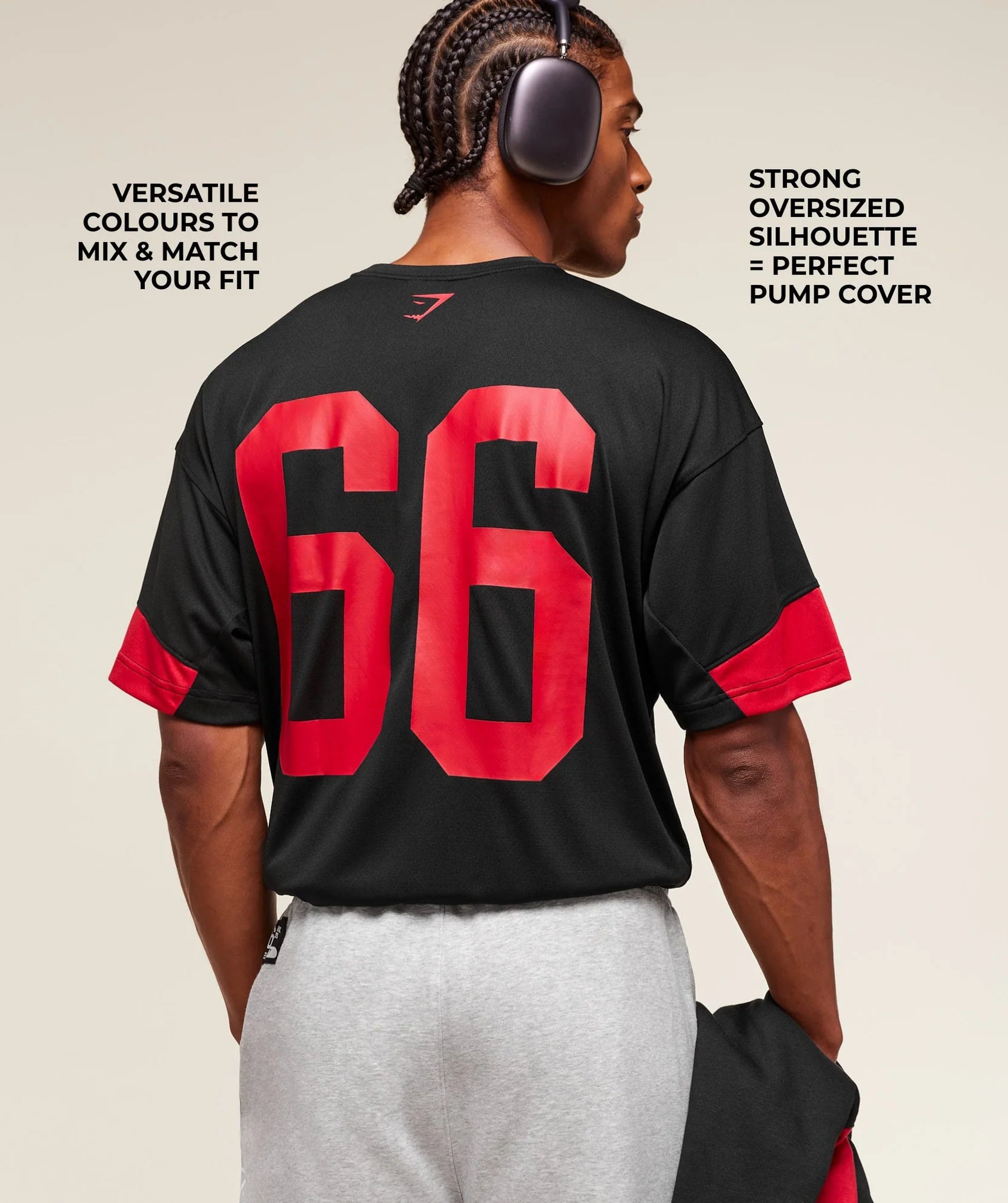 GYMSHARK CAMPUS OVERSIZED T-SHIRT