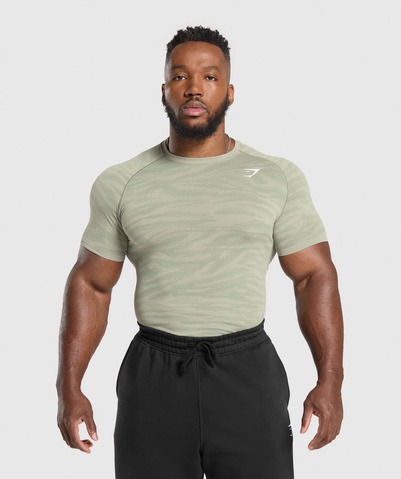 GYMSHARK GEO ANIMAL SEAMLESS T-SHIRT