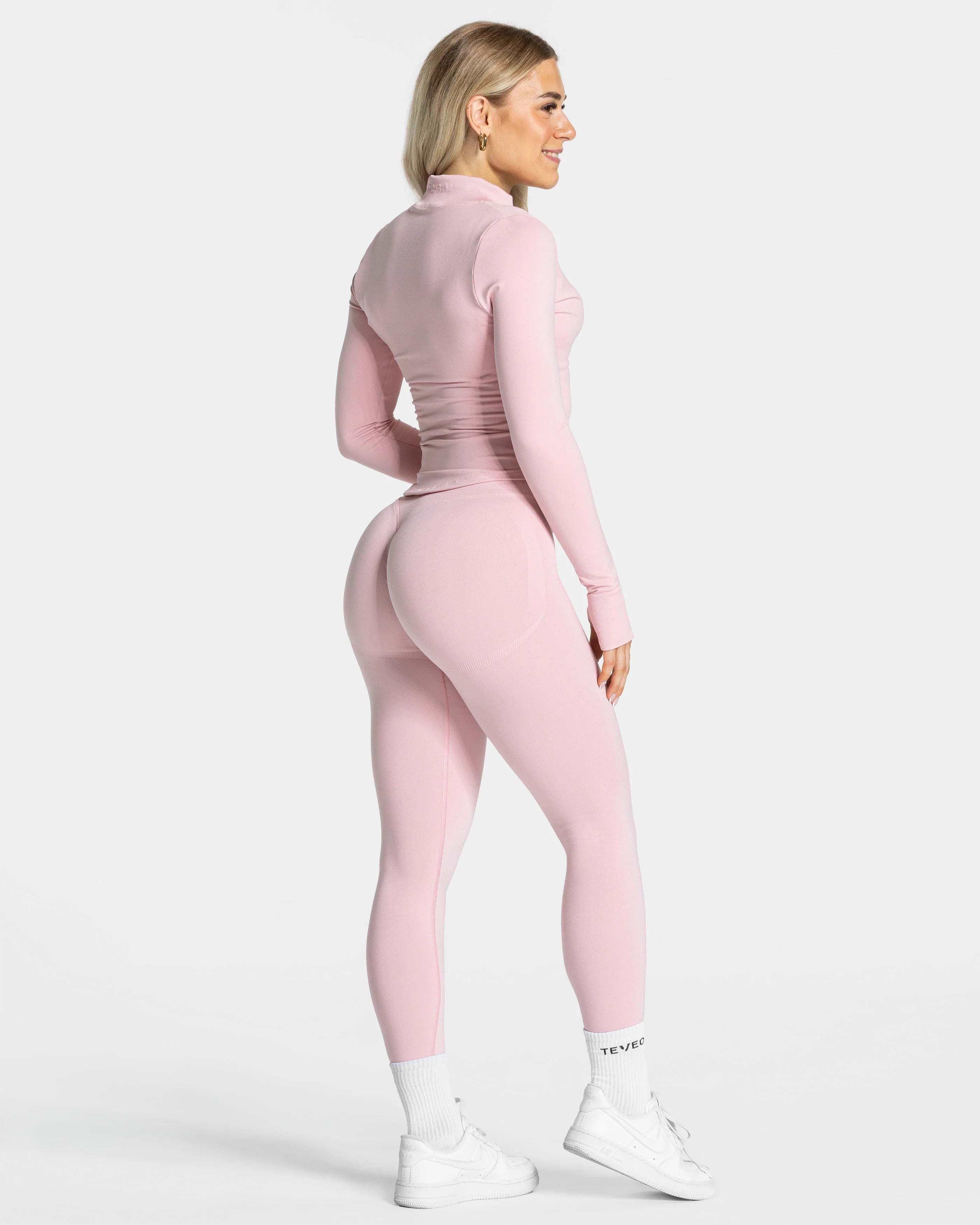 Teveo Femme Shaping Zip Jacket  ‘Light Pink’