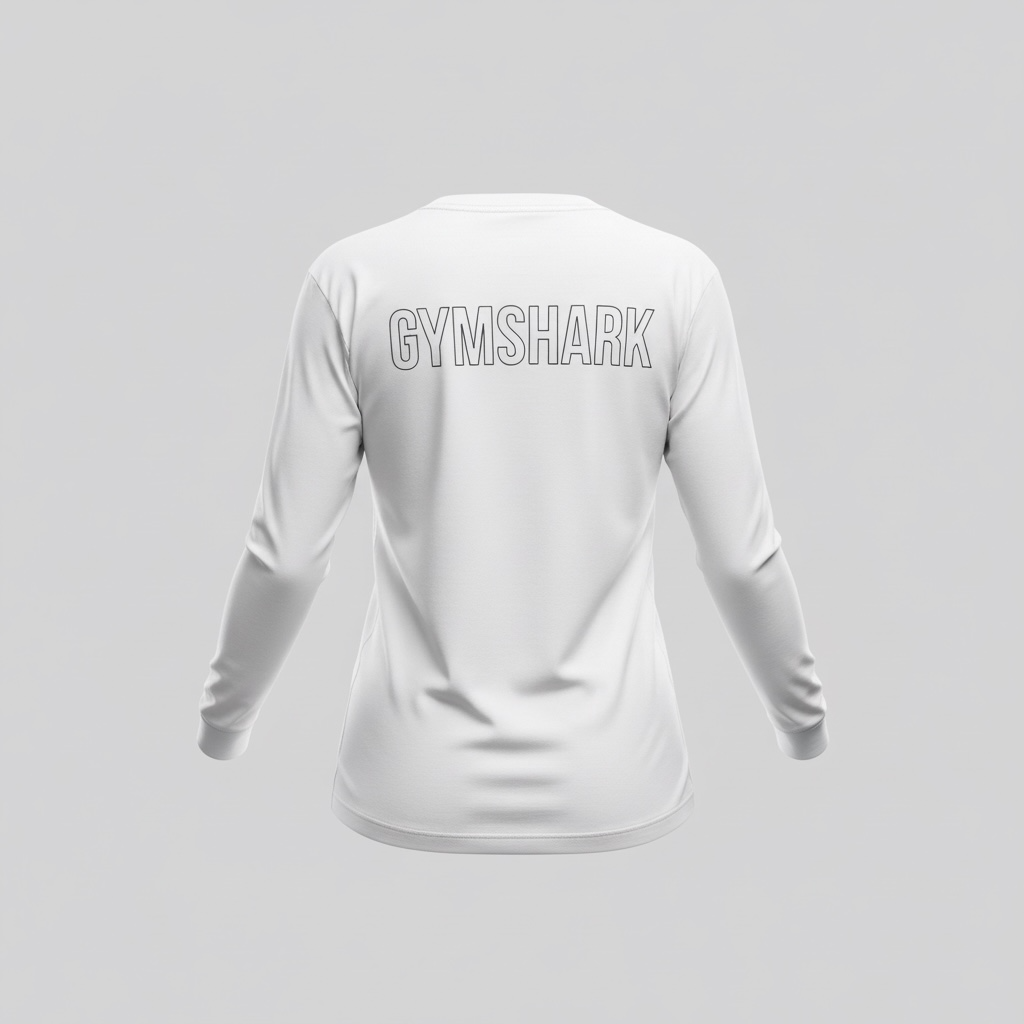 GYMSHARK TRACE GRAPHIC WOMEN’S LONG SLEEVE TOP