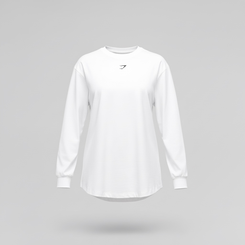 GYMSHARK TRACE GRAPHIC WOMEN’S LONG SLEEVE TOP