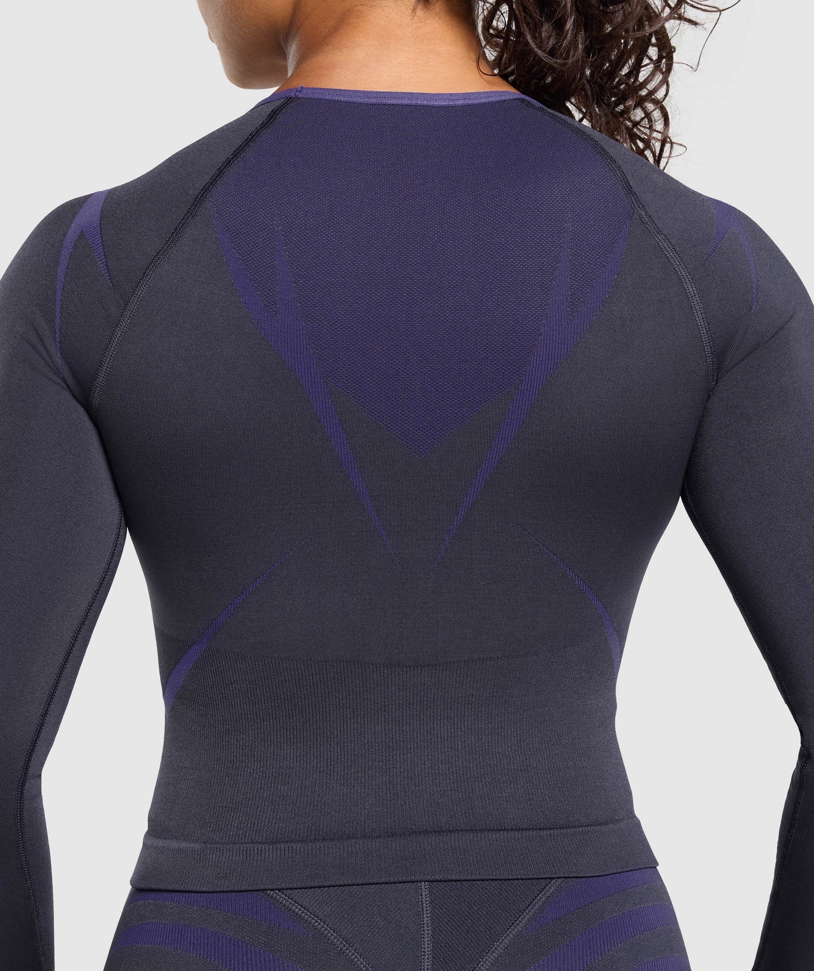 GYMSHARK APEX LIFT SEAMLESS LONG SLEEVE CROP TOP